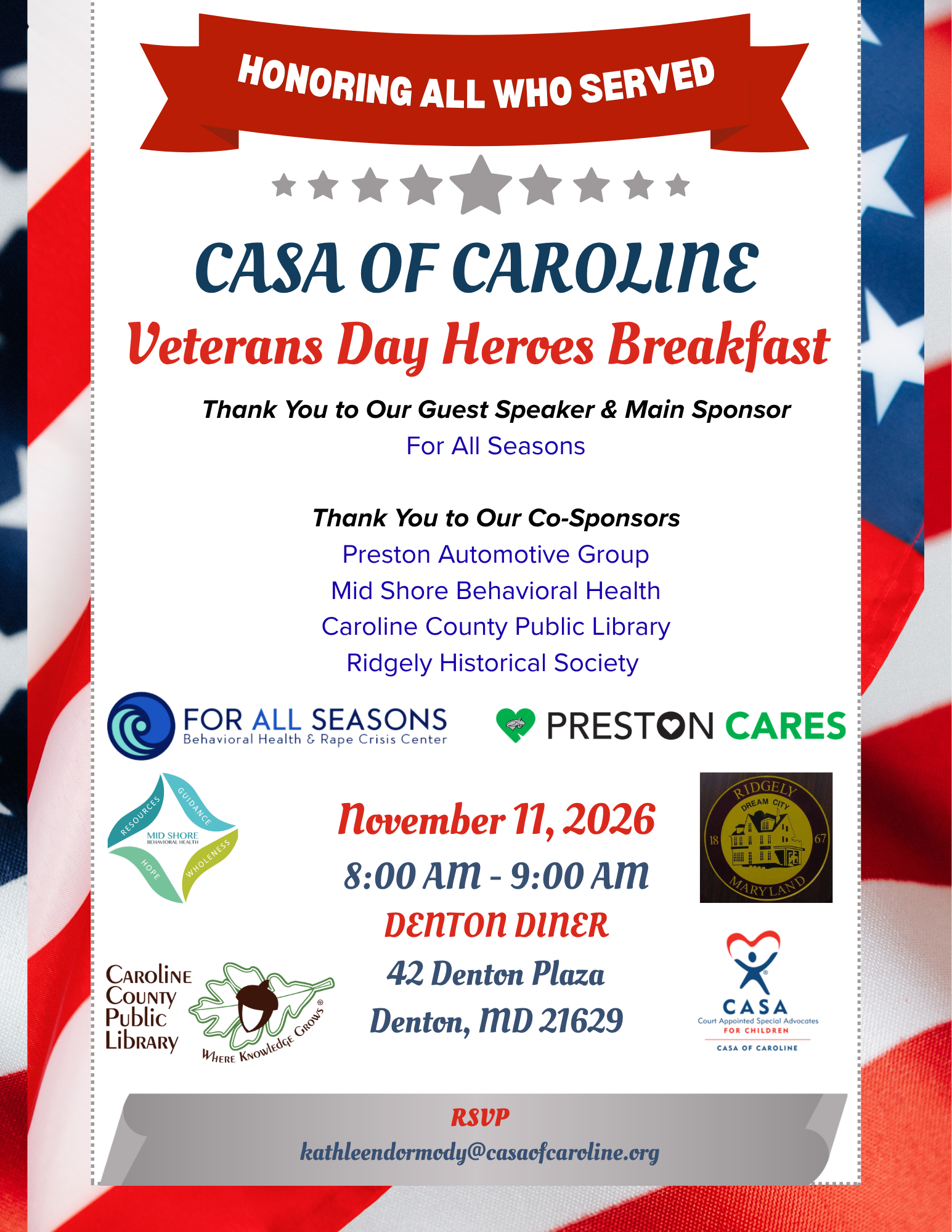 Veterans Day Heroes Breakfast