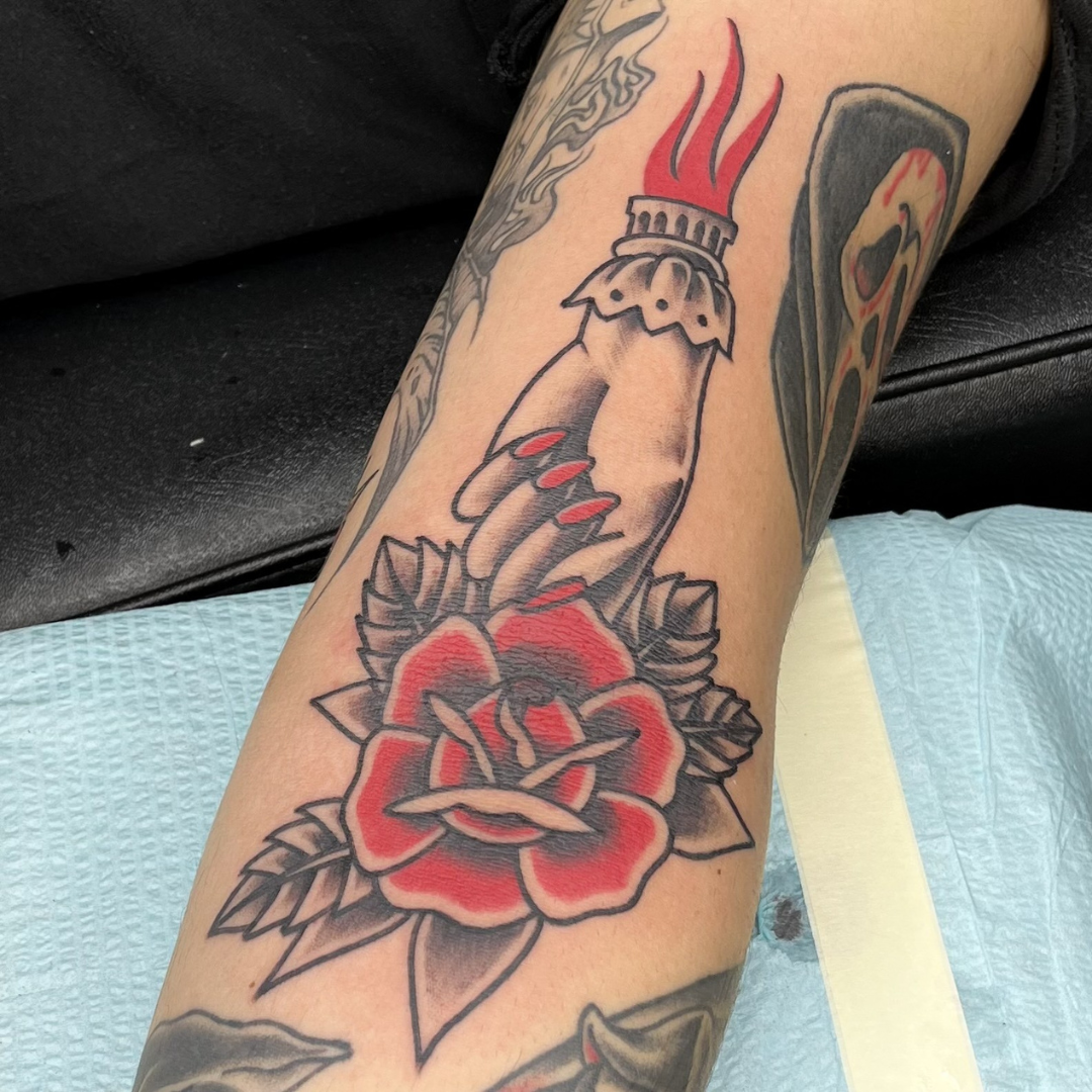 Traditional tattoo style