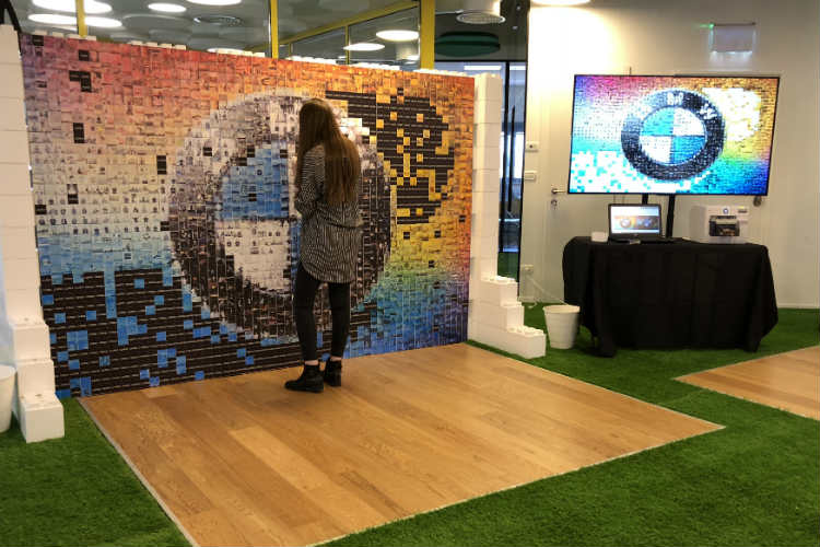 Mosaico Wall Eventos Corporativos y Bodas