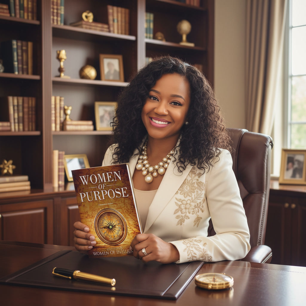 Jamie Berrera holding book