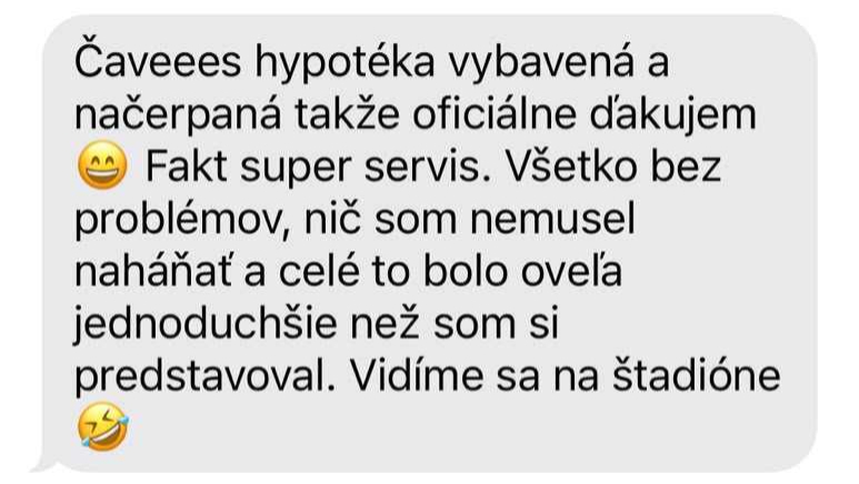 Správa od klienta pre Daniela Dobiáša