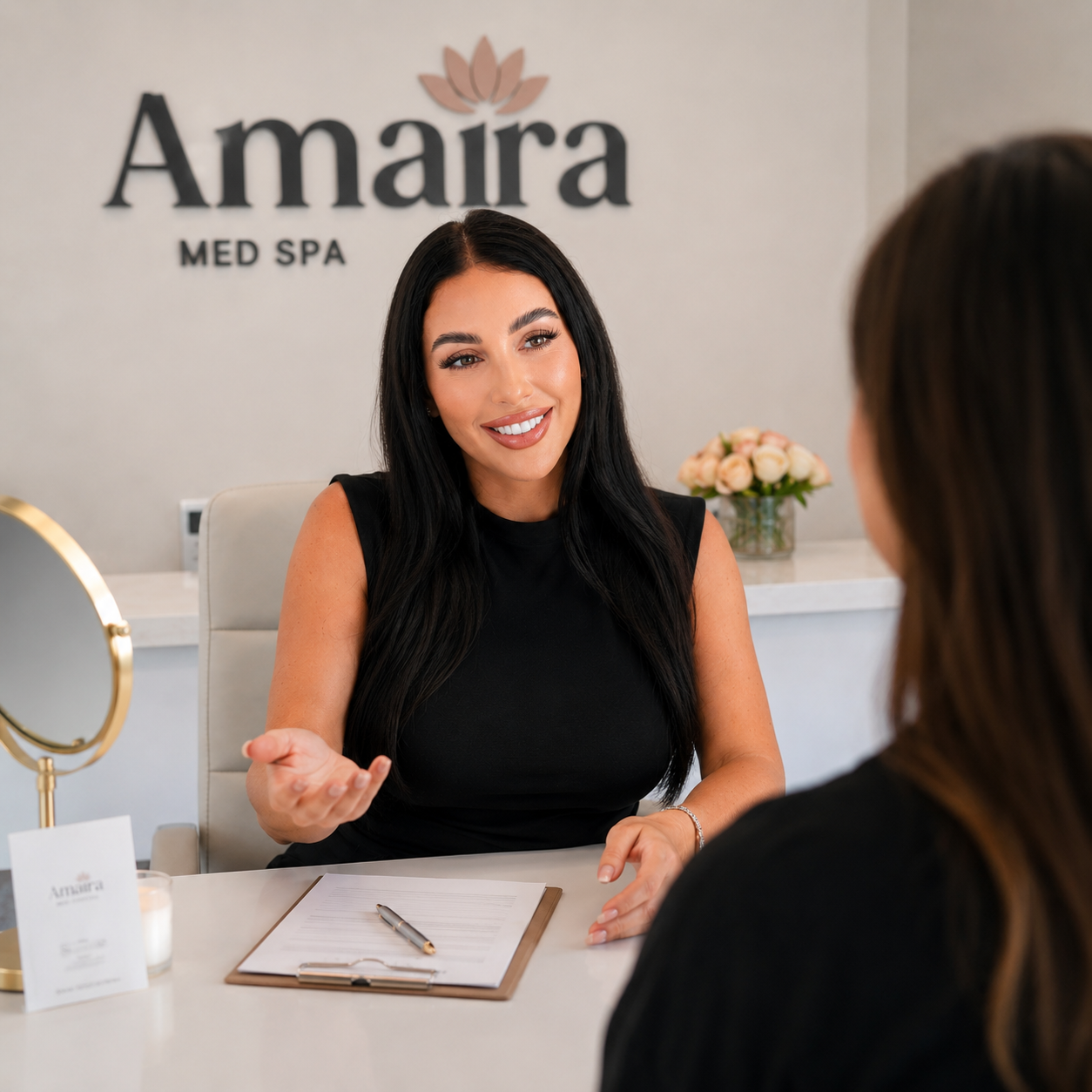 Kali Sherburne at Amaira