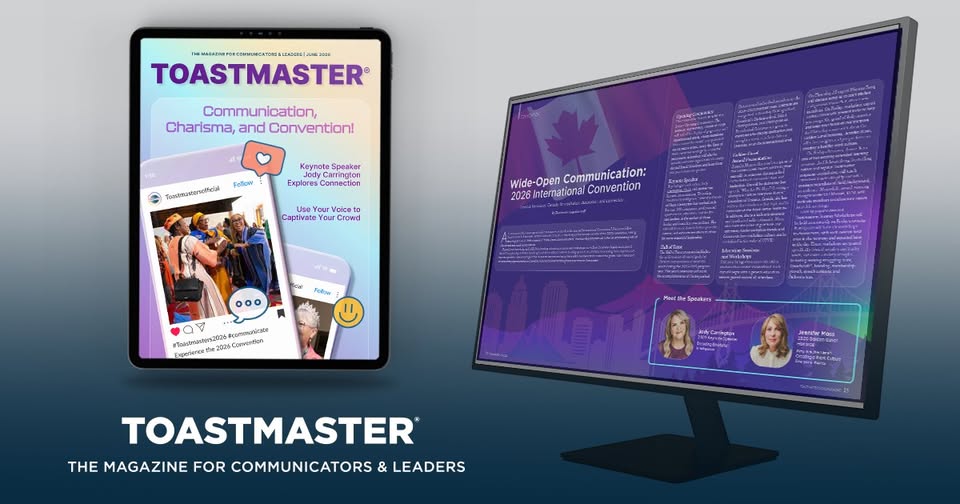 Your June Toastmaster: Insights & Inspiration 📖