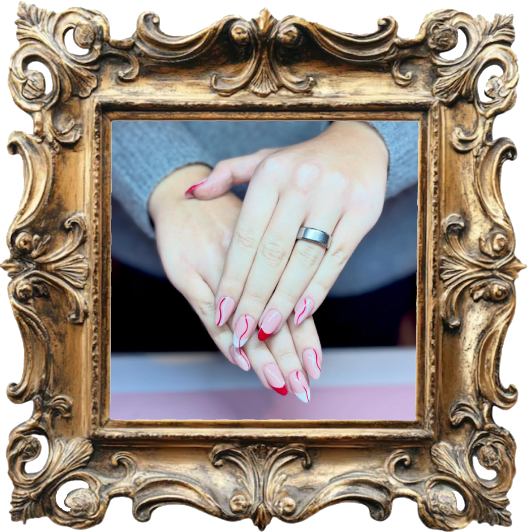 Chrome Garden Studio nail art