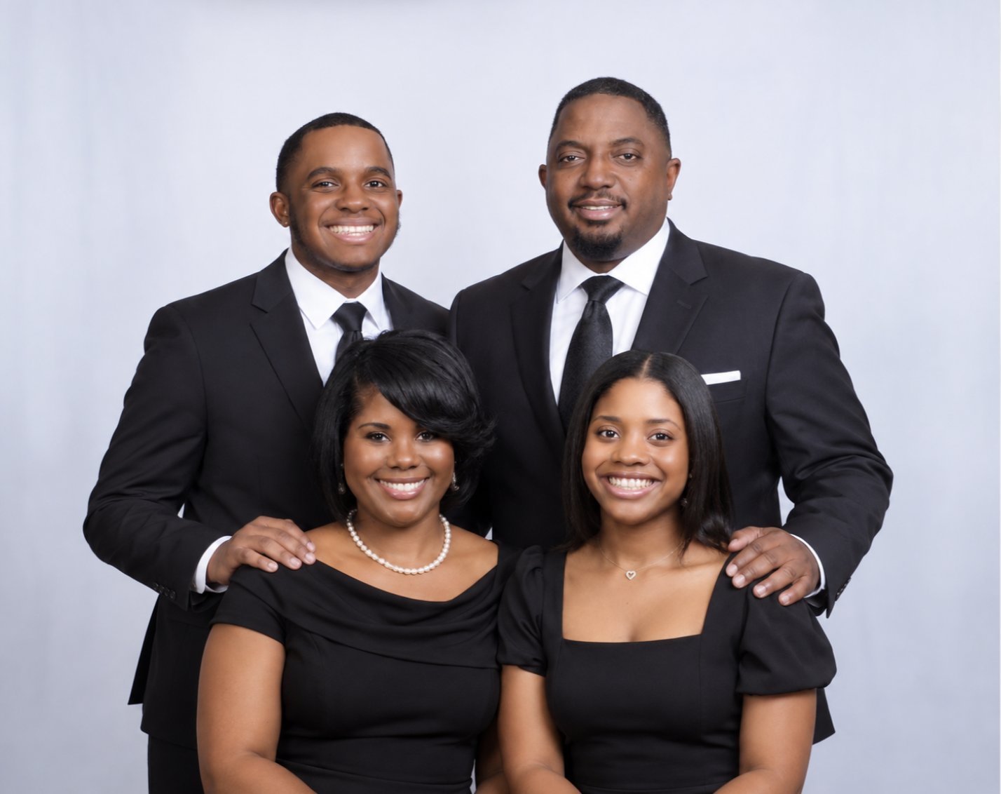 The Robinson family: Bryan, Nicole, Bryan II and Breyana