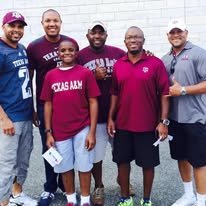 Bryan with Aggies he mentors