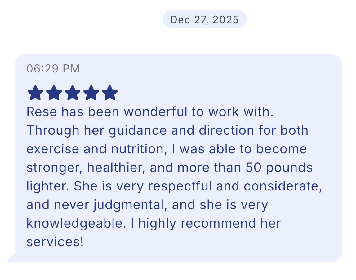 Client reporting 3.3 pounds lost