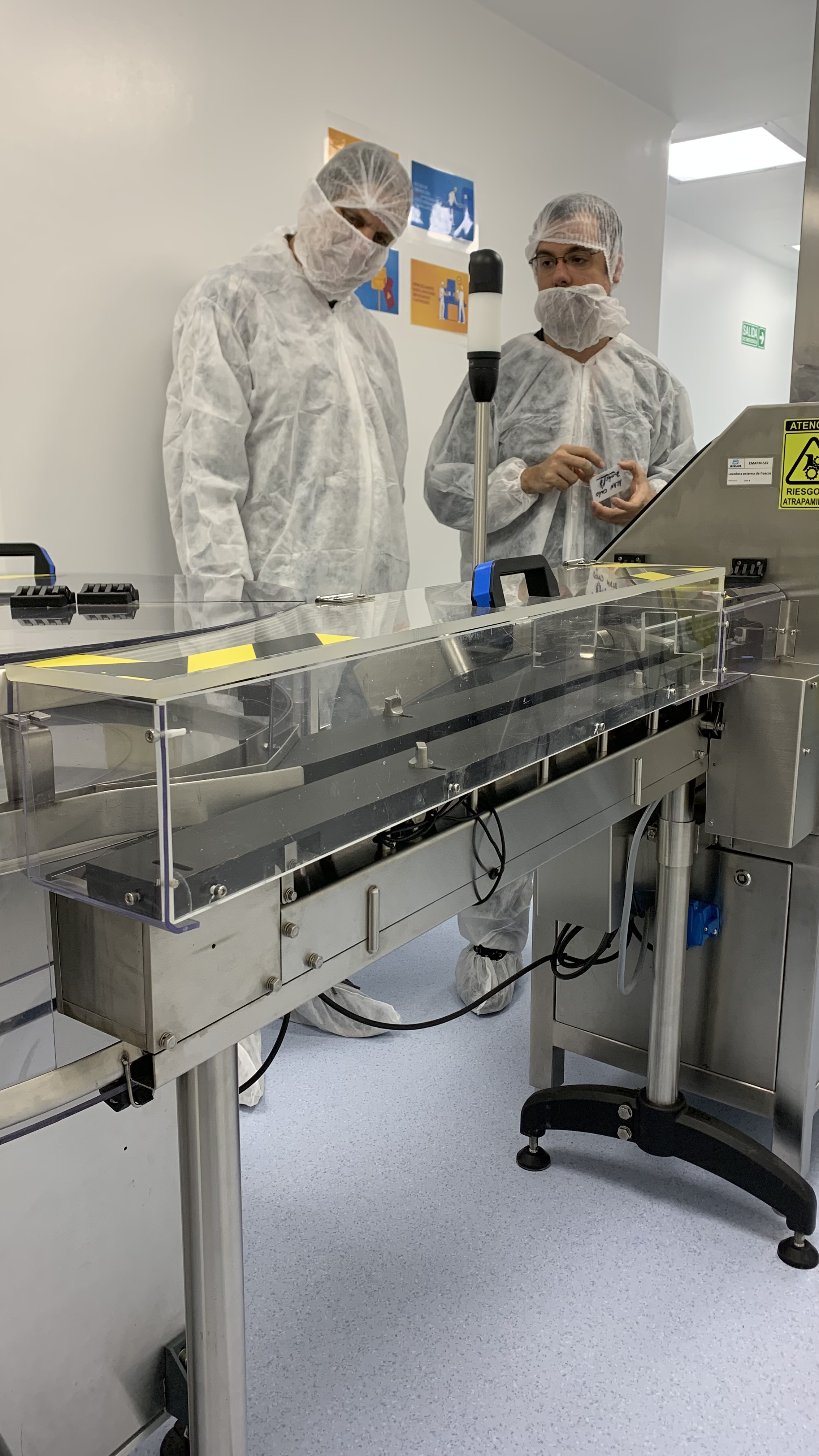 Ambiente industrial / cleanroom fabricado por Metdoe