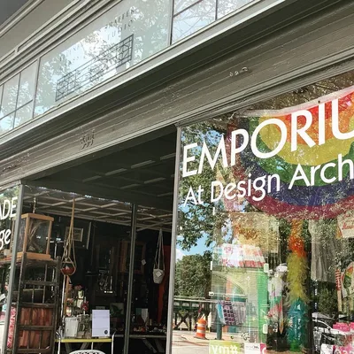 Photo: Design Archives Emporium website Storefront of Design Archives Emporium on South Elm Street in Greensboro (Photo: Design Archives Emporium website)