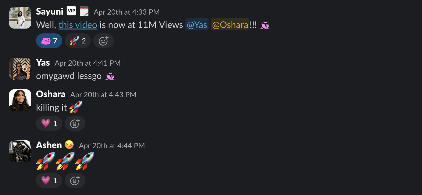 the group chat