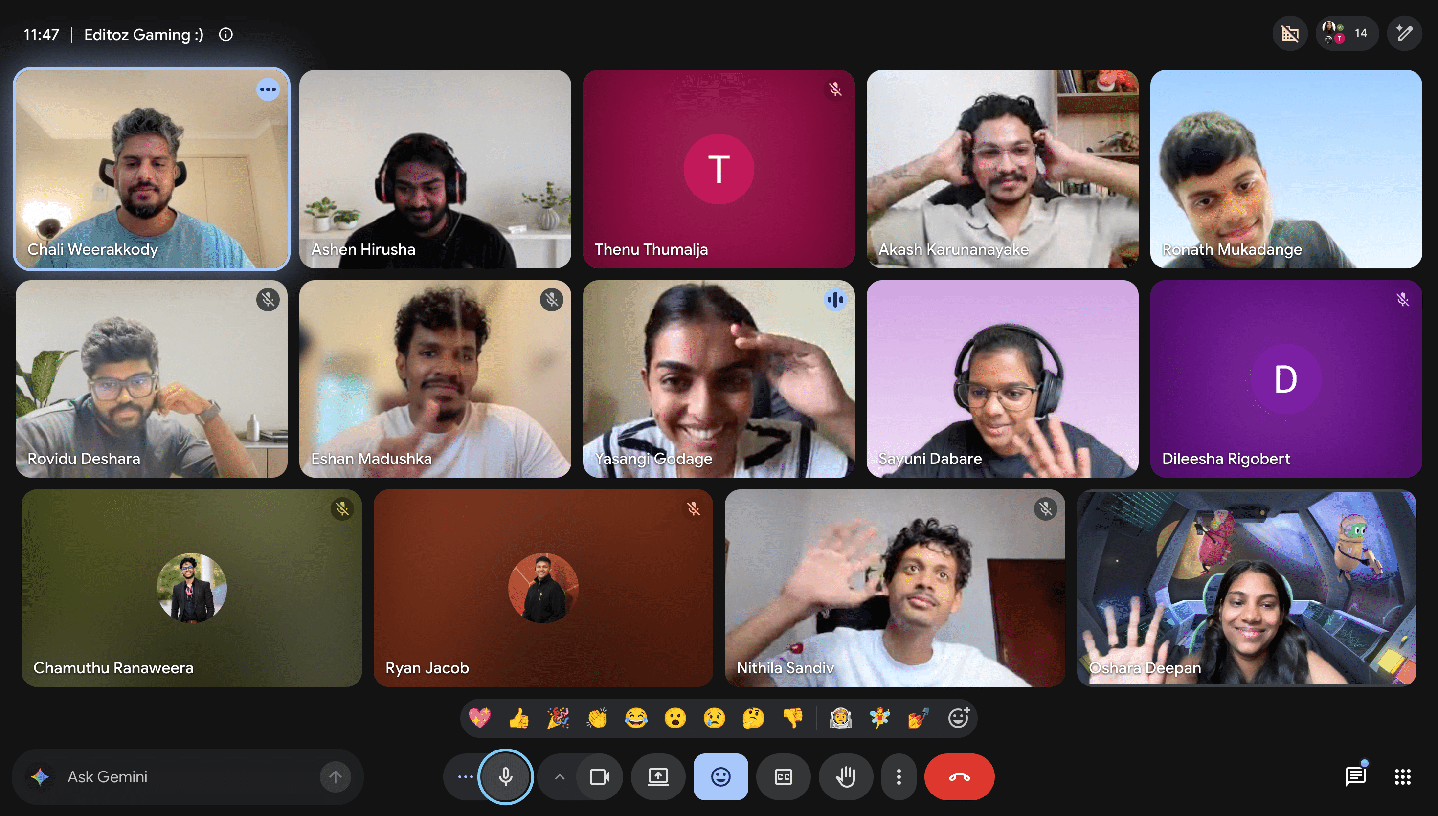 Live workshop session