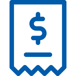 Icon showing dollar bill symbol representing high energy costs from inefficient air conditioning