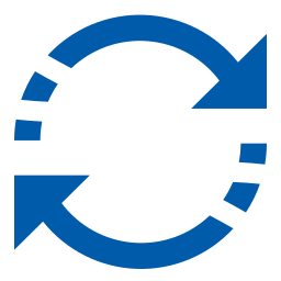 air filter replacement icon showing clean airflow system