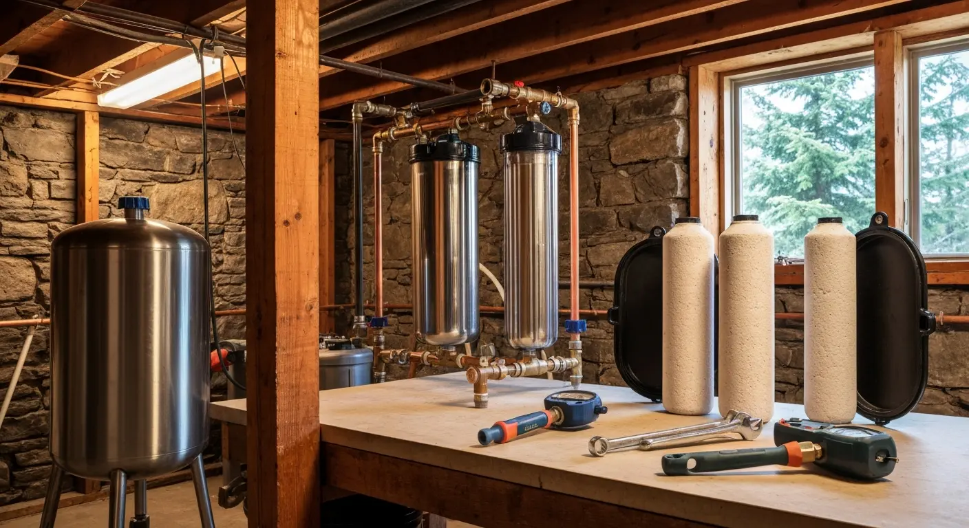 Water treatment media maintenance