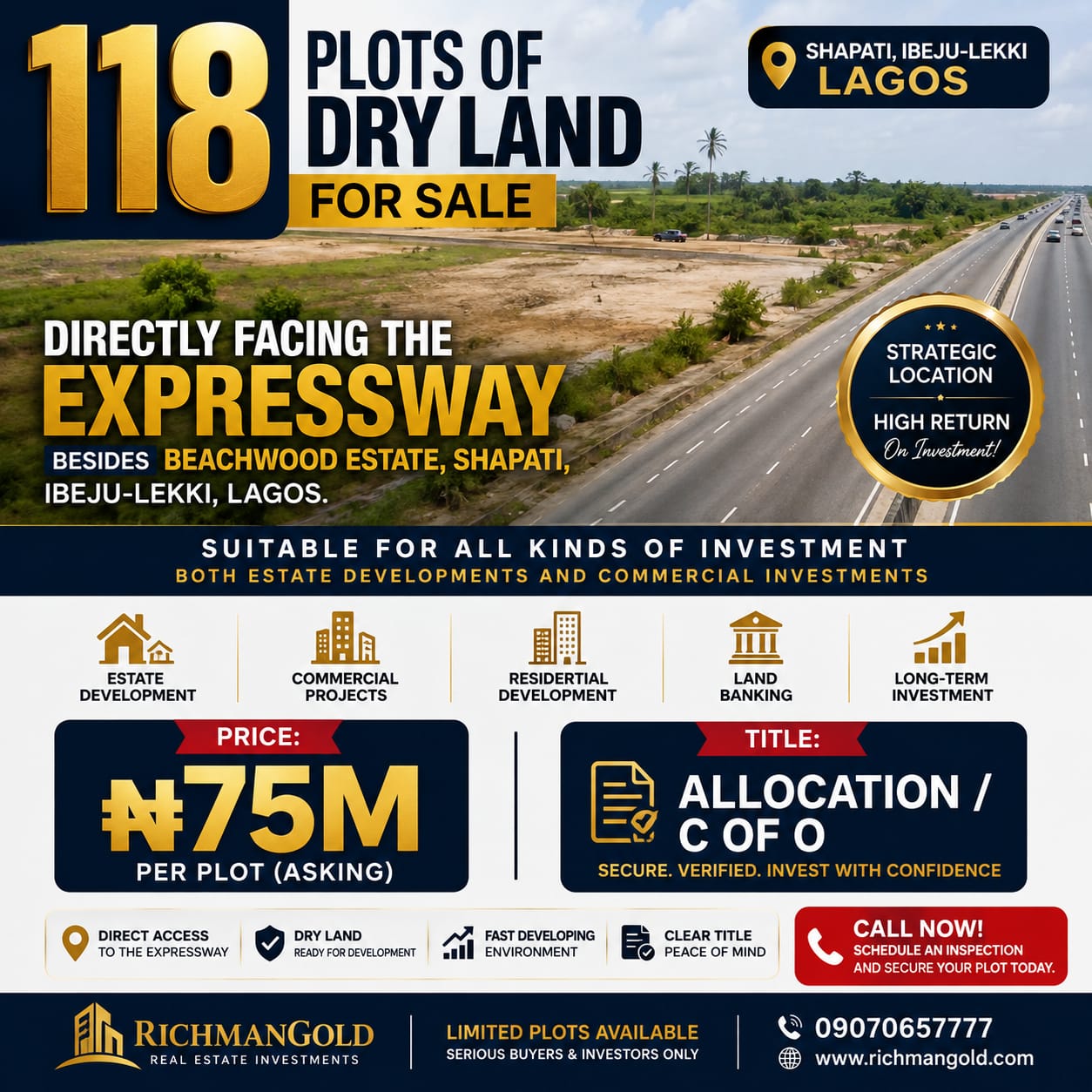 118 Plots Shapati Ibeju Lekki Lagos