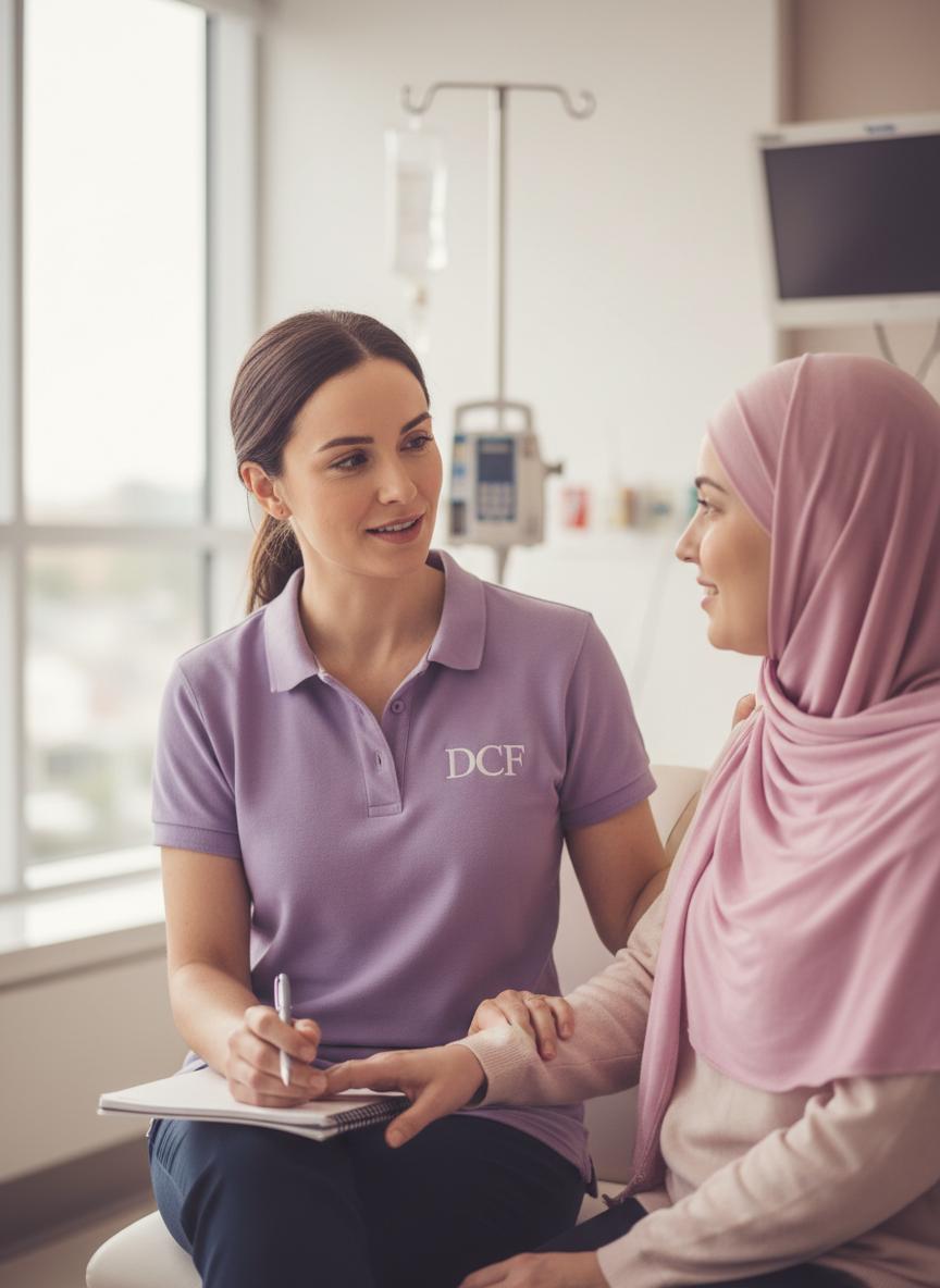 DCF healthcare team supporting cancer care program