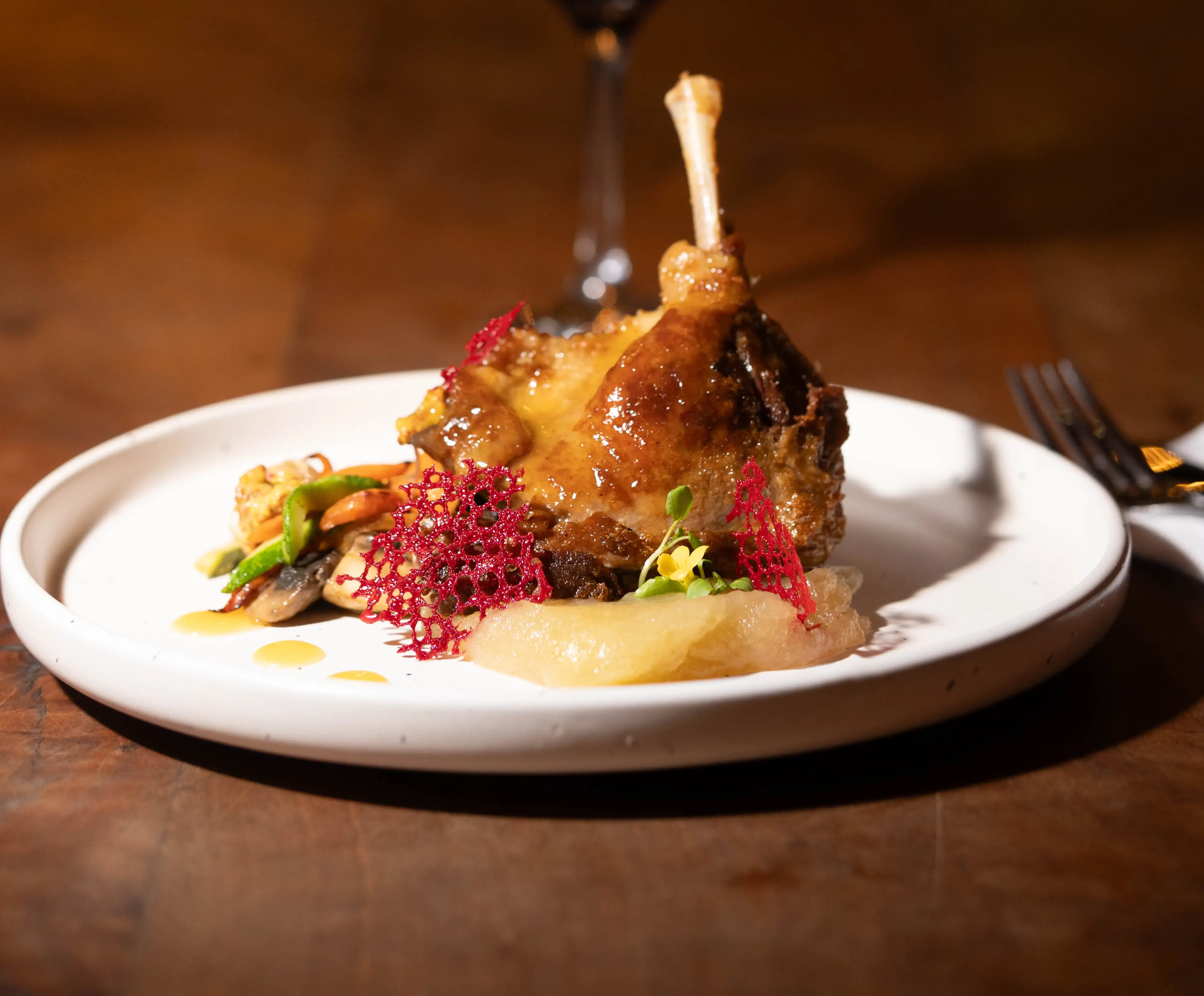 Pato Confit a la Naranja