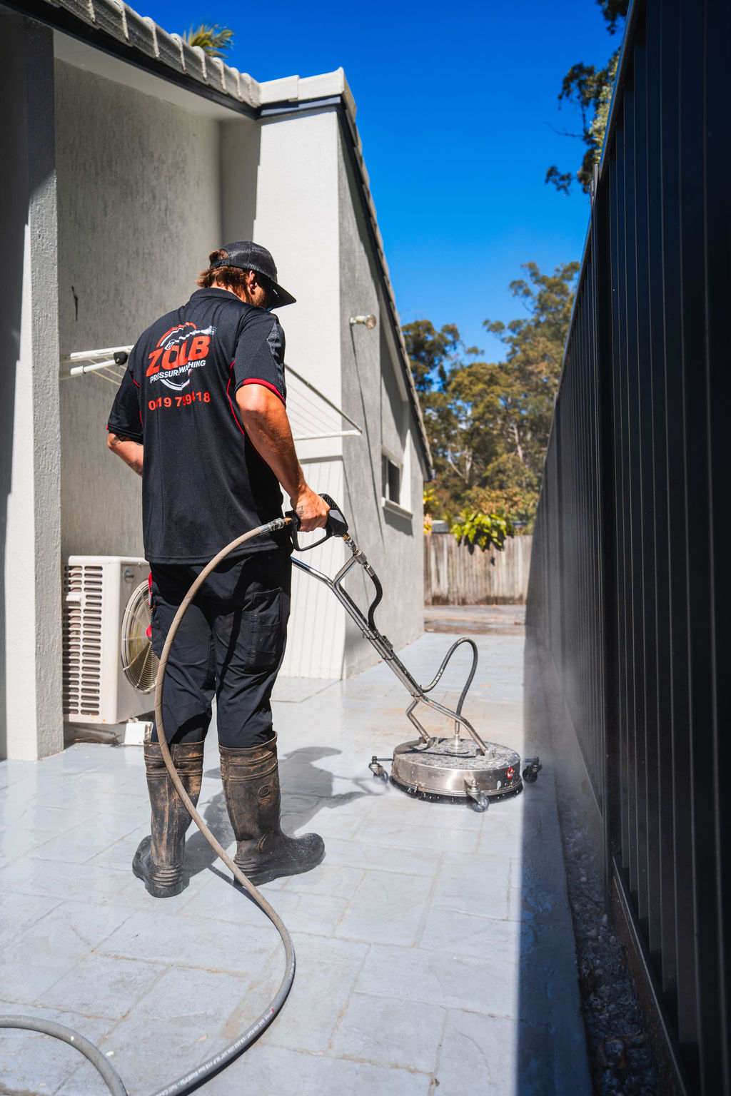 ZOLB roof and exterior pressure washing