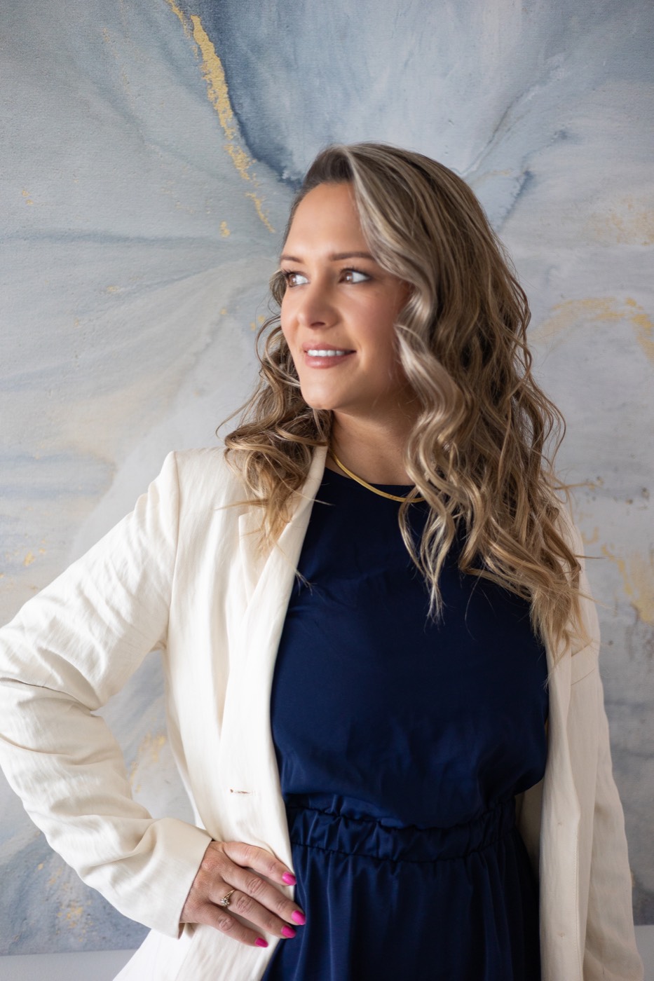 Fleur Lonsdale, subconscious coach and emotional change specialist who lost her baby at 17 weeks