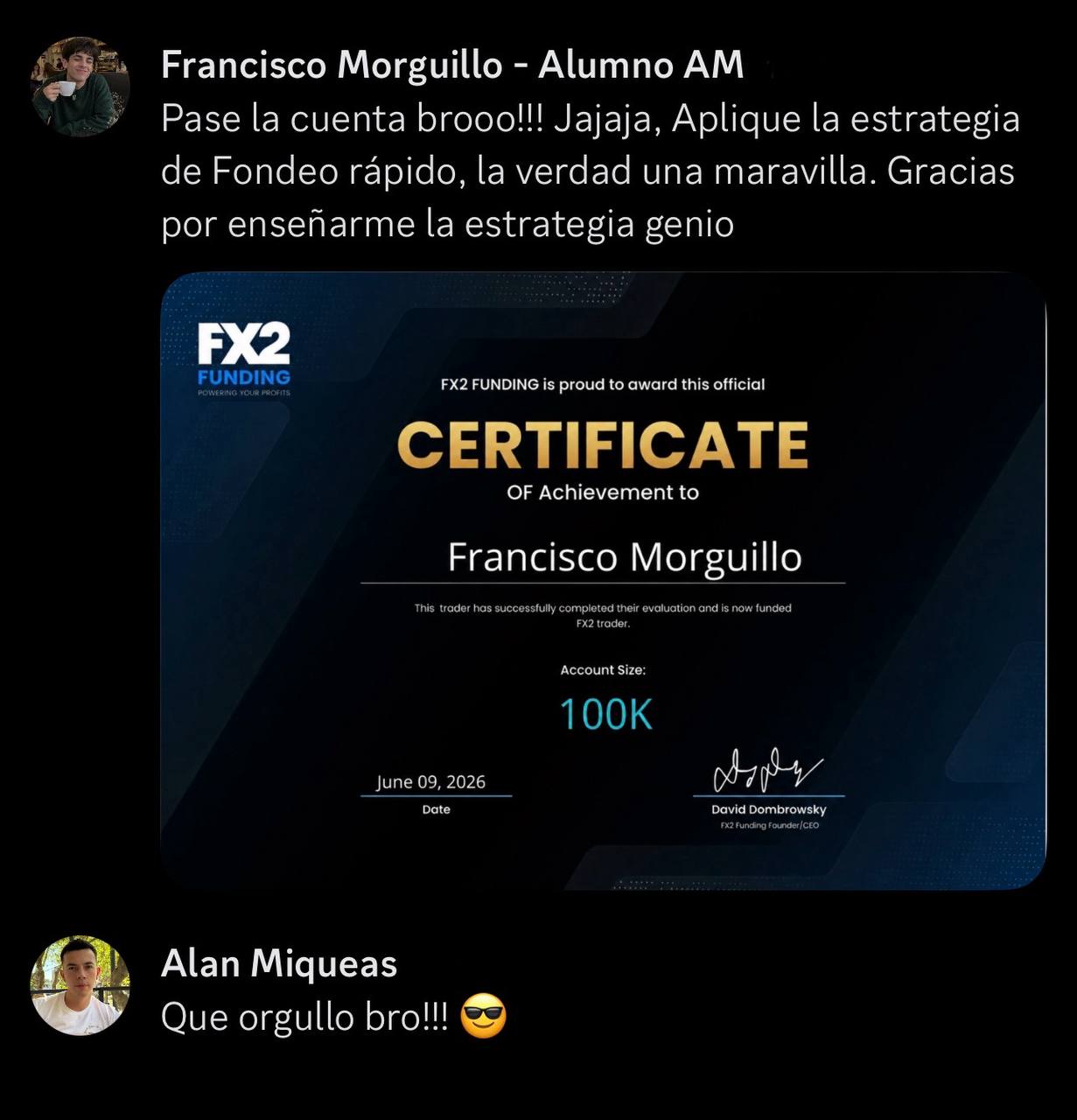 Resultado alumno Sistema C3 12