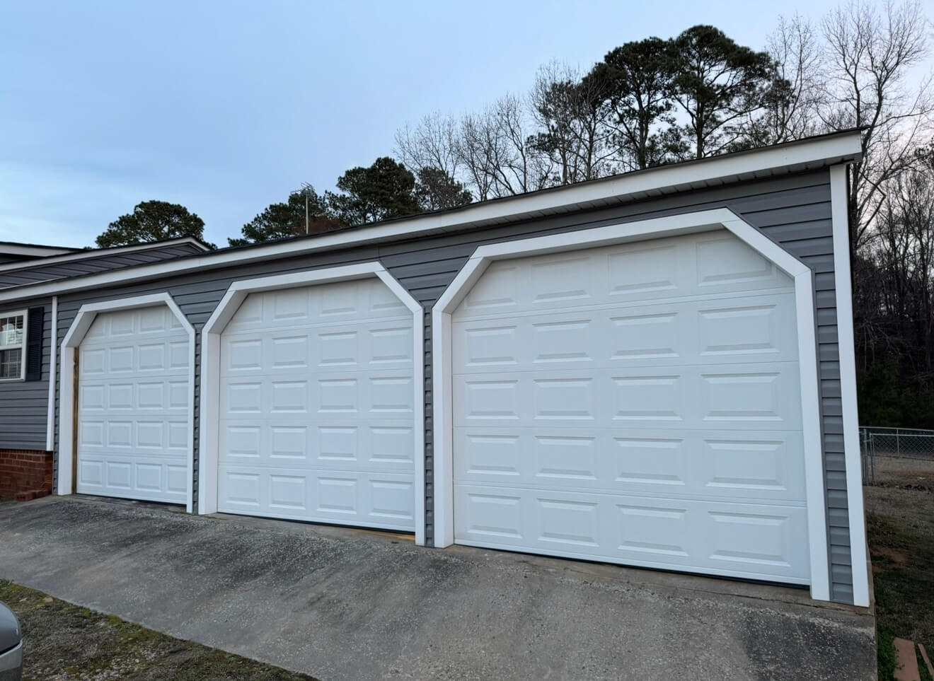 Emergency broken spring repair on single garage door in Charlotte NC