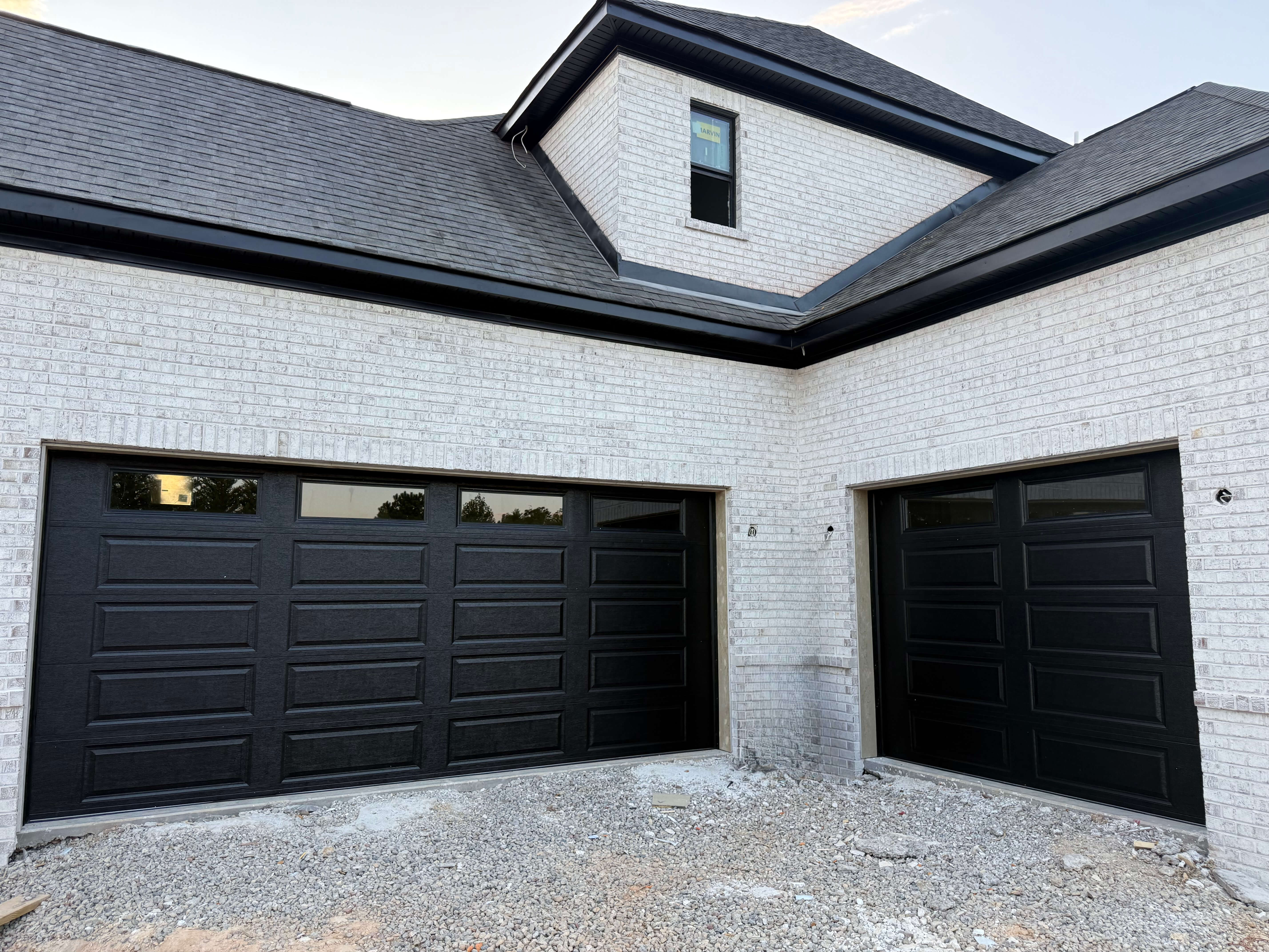 Dented garage door panel replacement in Mint Hill NC