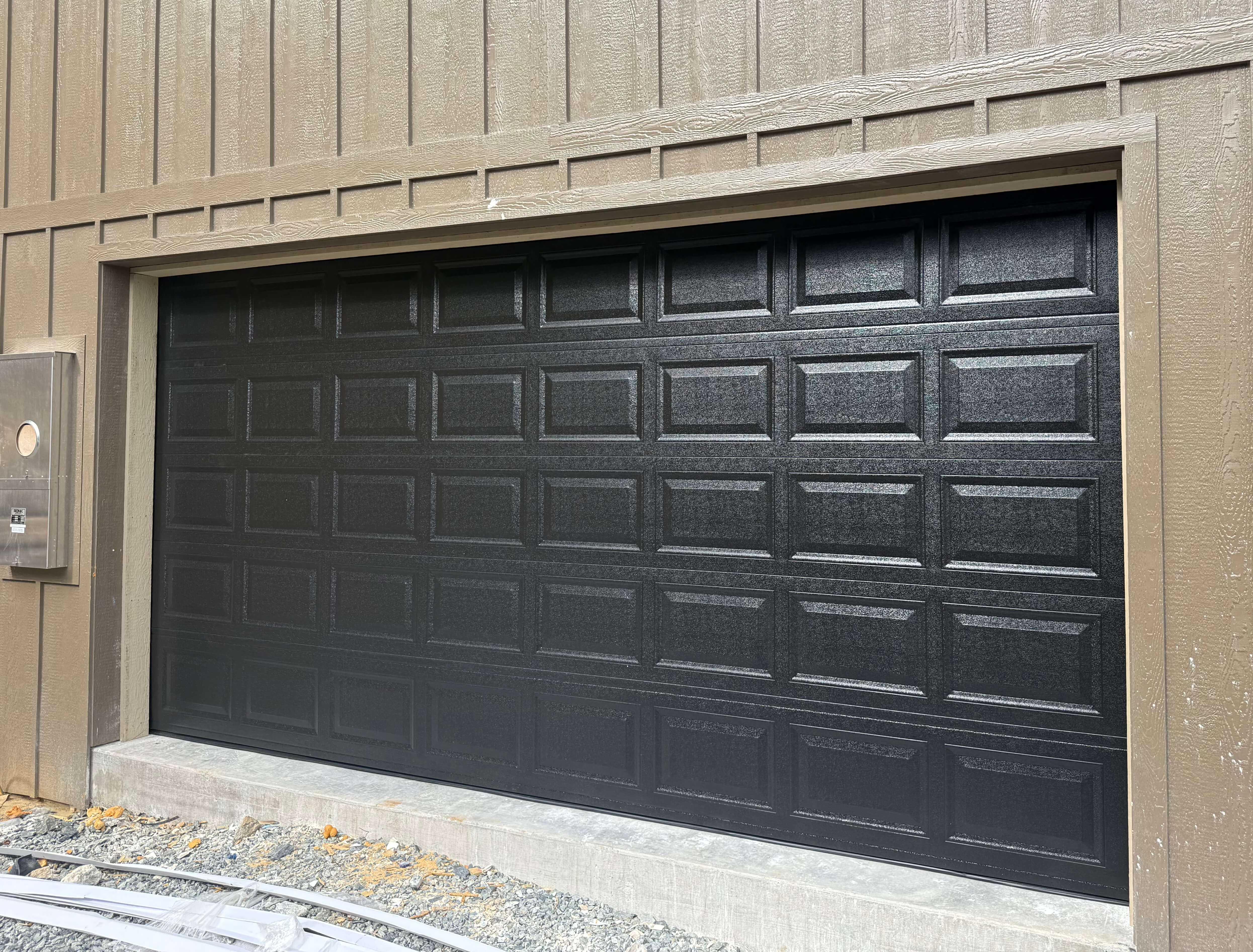 Insulated garage door replacement for energy efficiency in Matthews NC