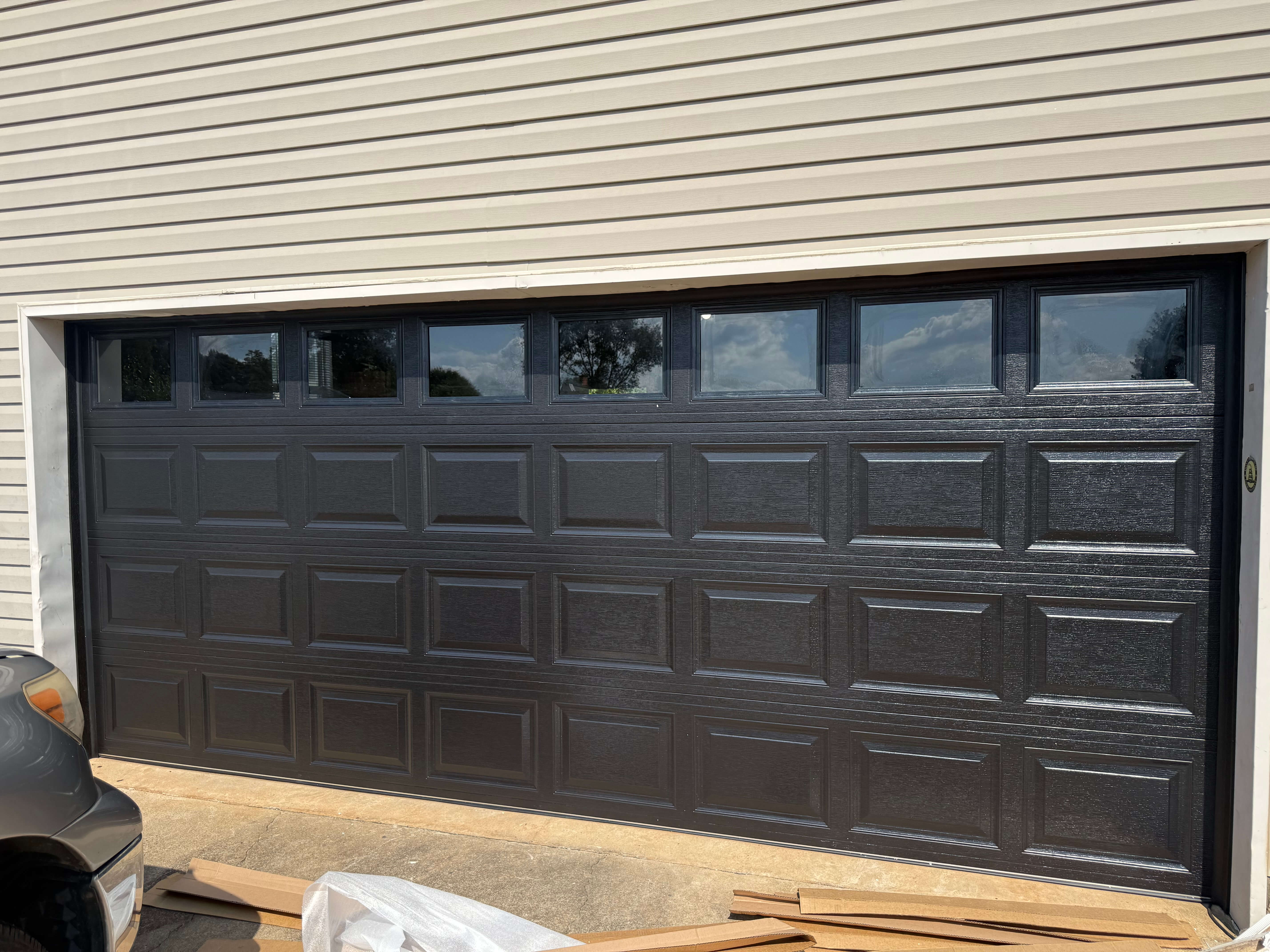 Off track garage door repair service in Concord NC