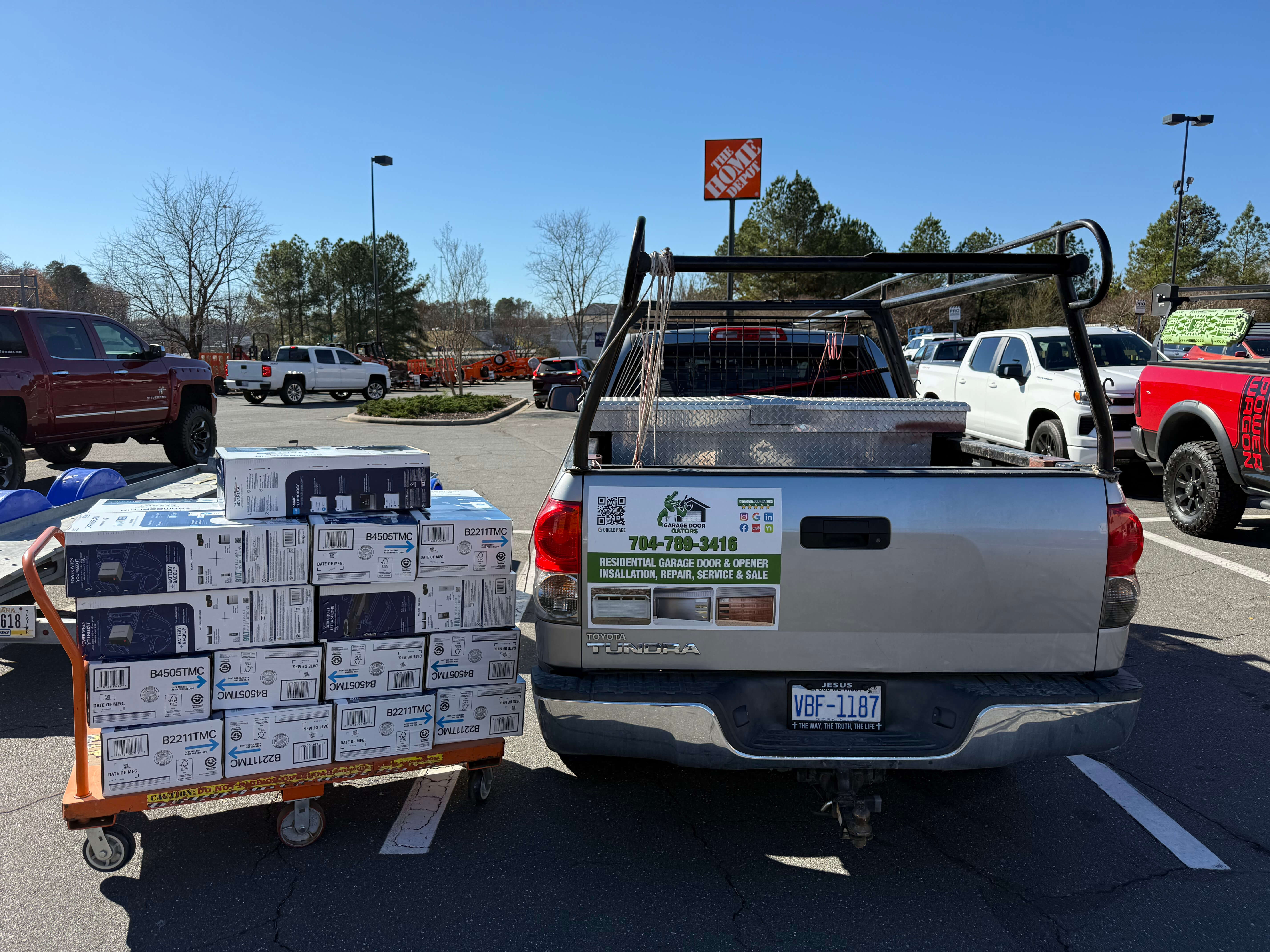 Smart garage door opener setup and programming in Monroe NC