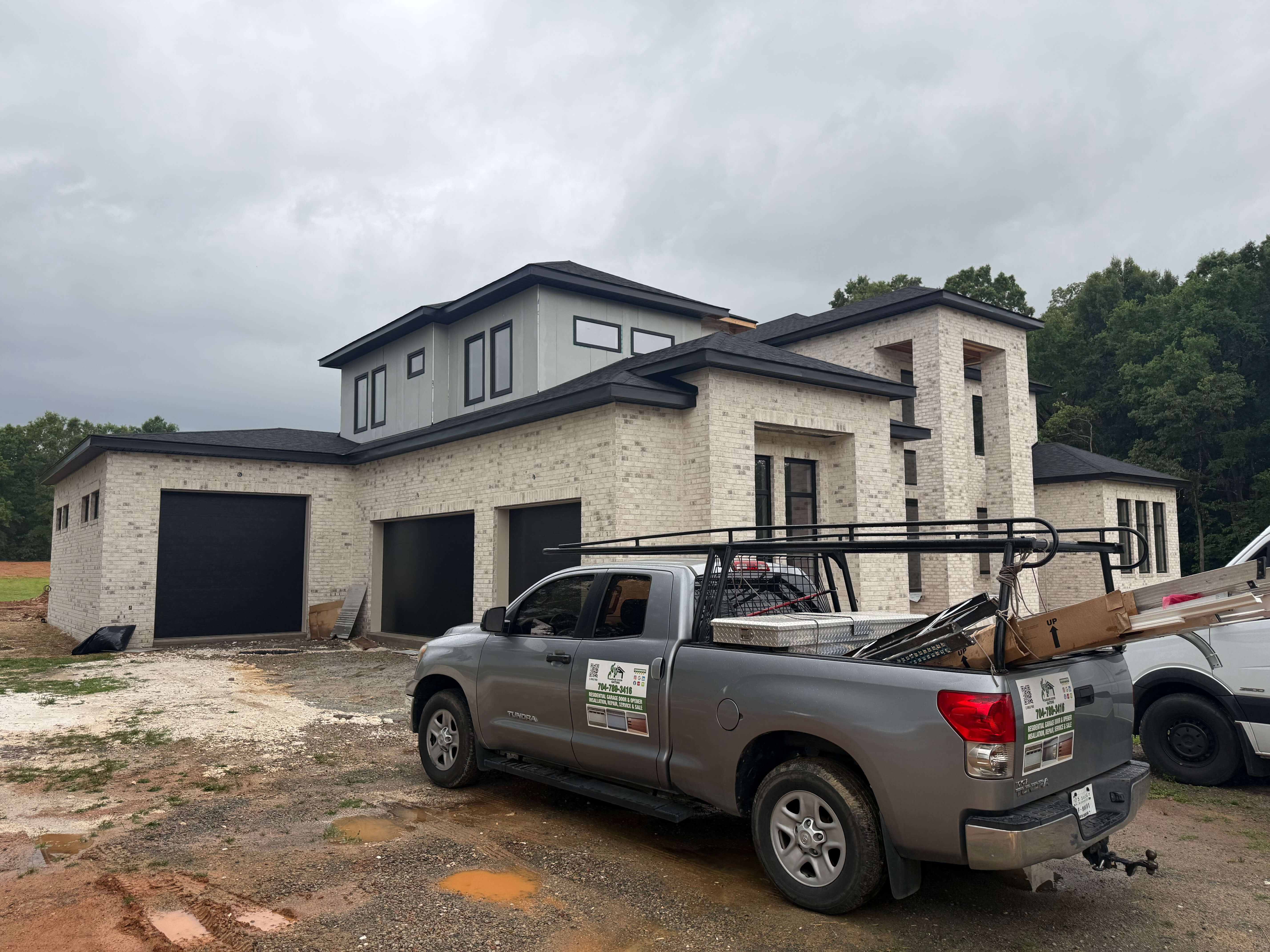 Premium insulated garage door replacement in Matthews NC