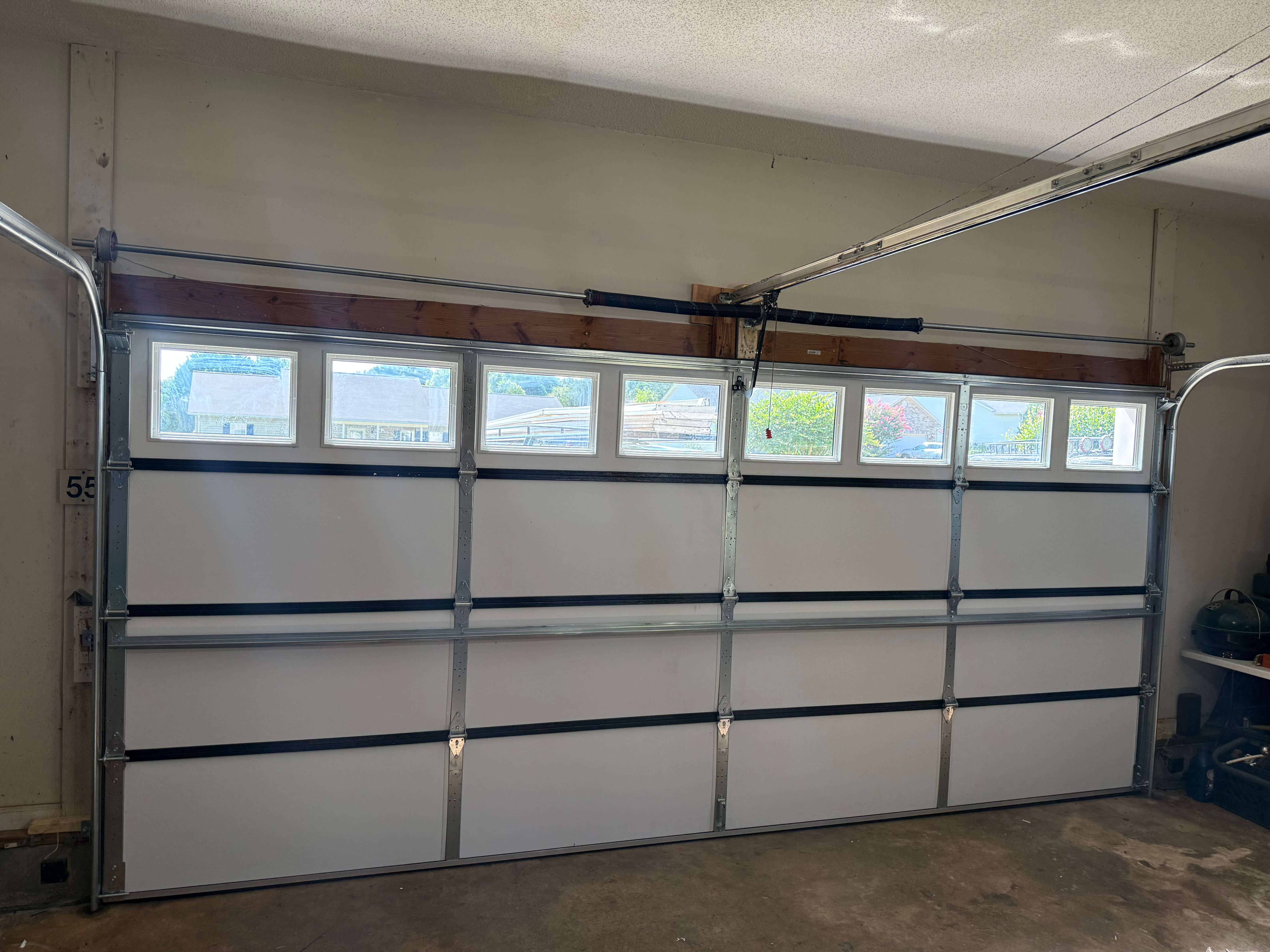Garage door opener installation with smart features in Indian Trail NC