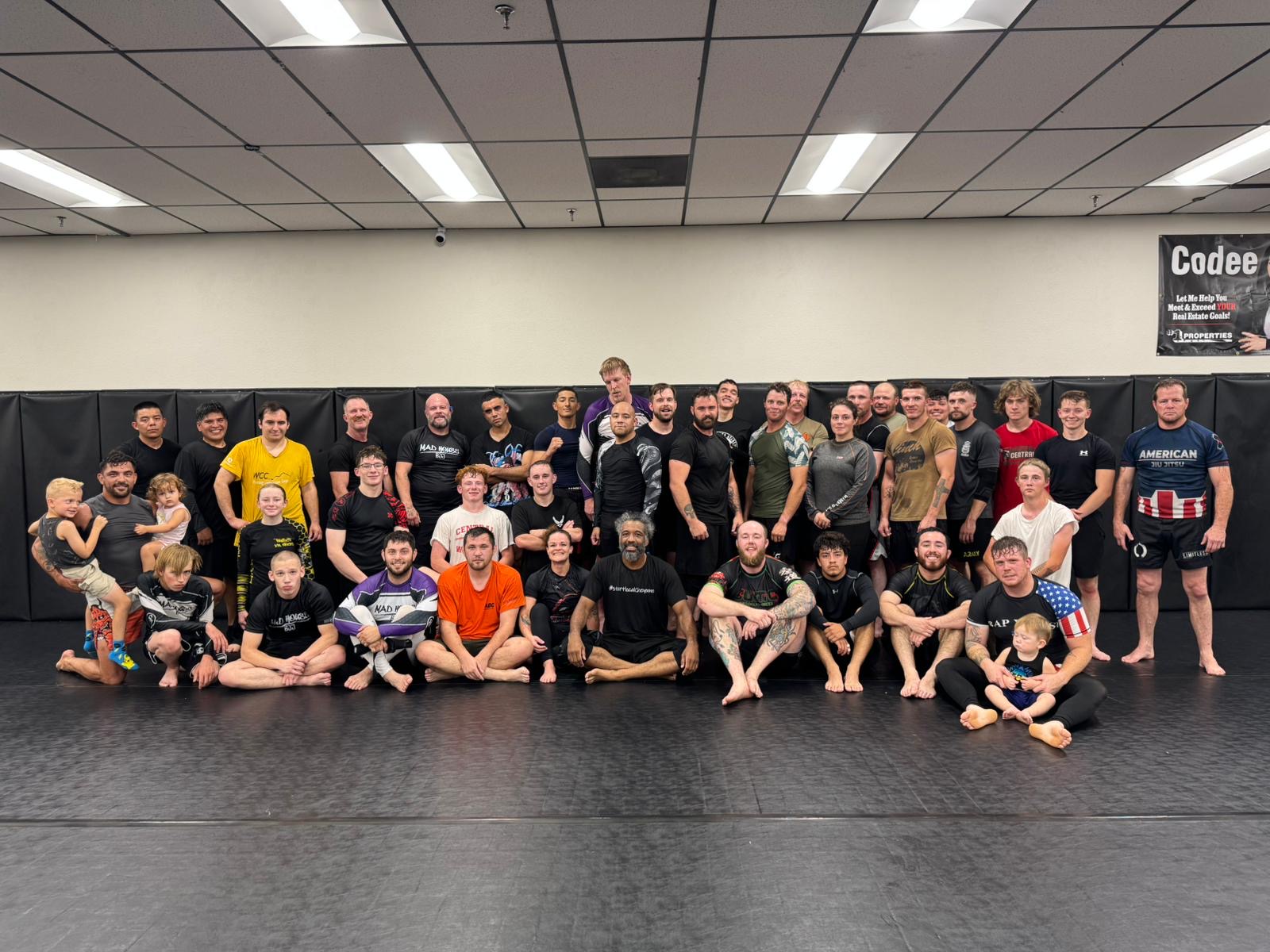 Madhouse Jiujitsu adults group training in Fort Collins