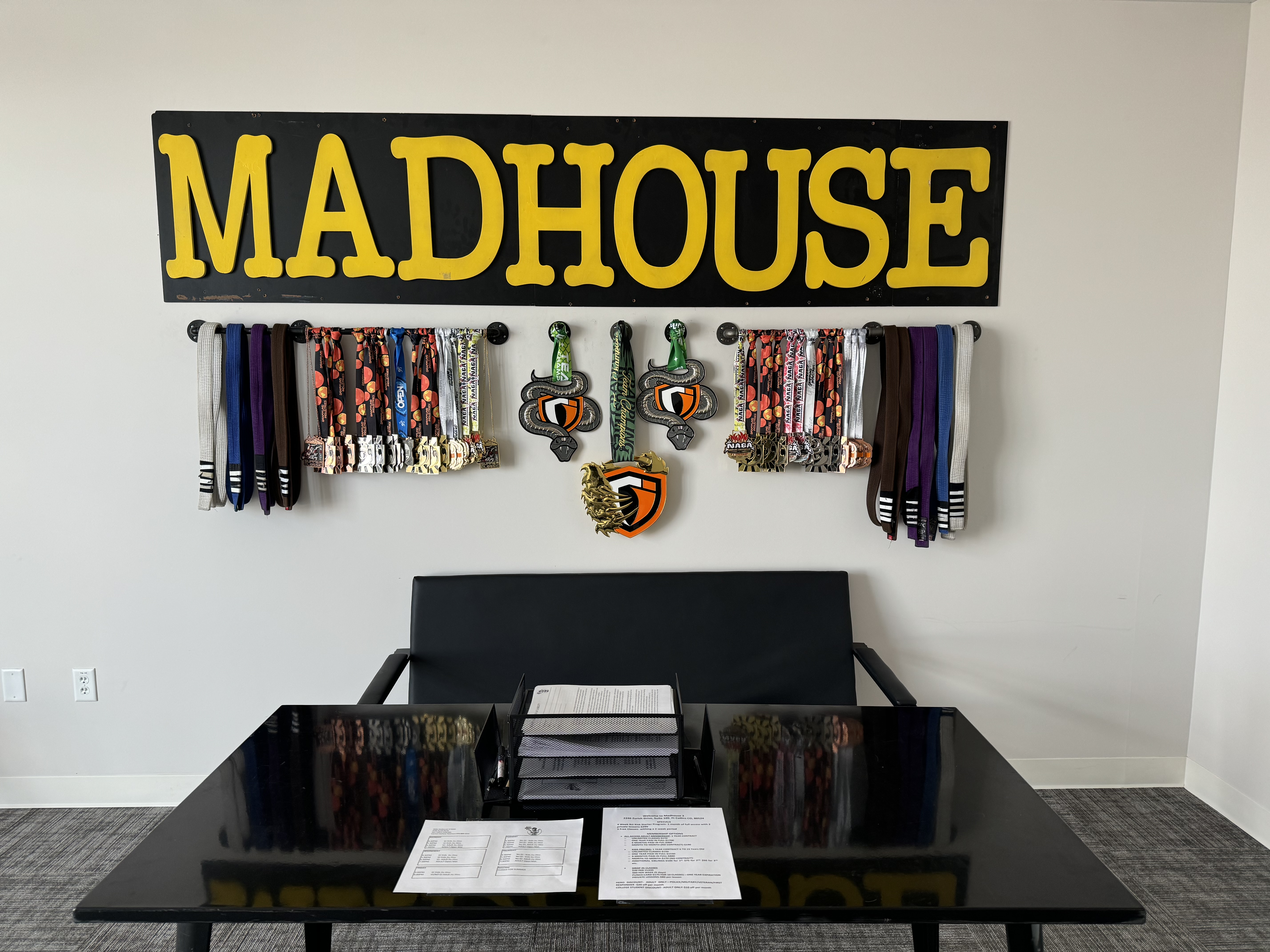Inside Madhouse Jiujitsu Fort Collins academy