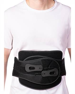Lower back support brace