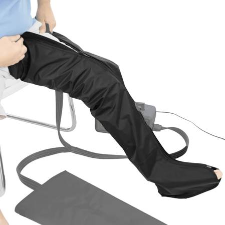 Compression sleeve applied during recovery