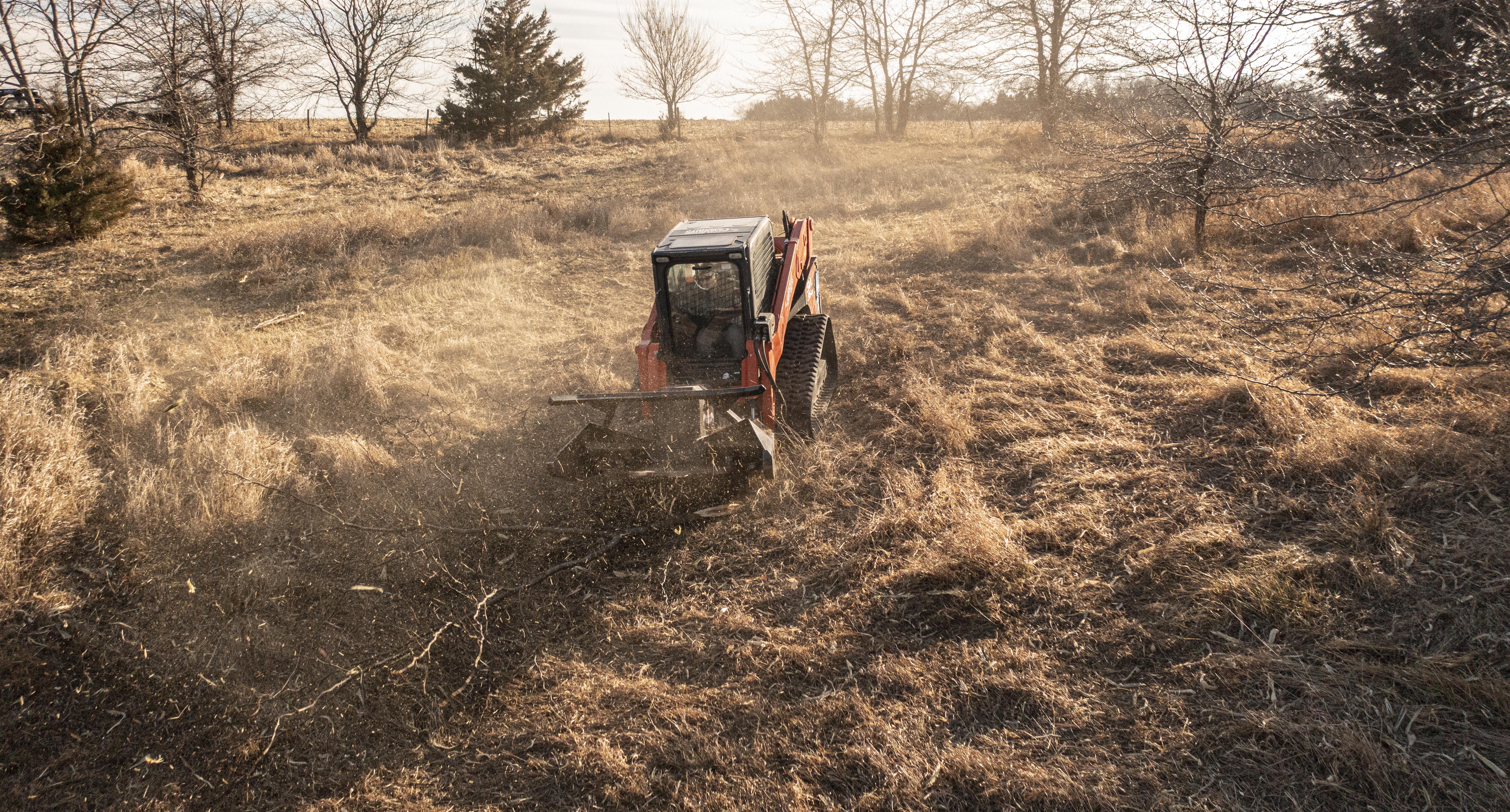 Prepared rural property in Illinois with trail access and cleared areas to improve land value before sale