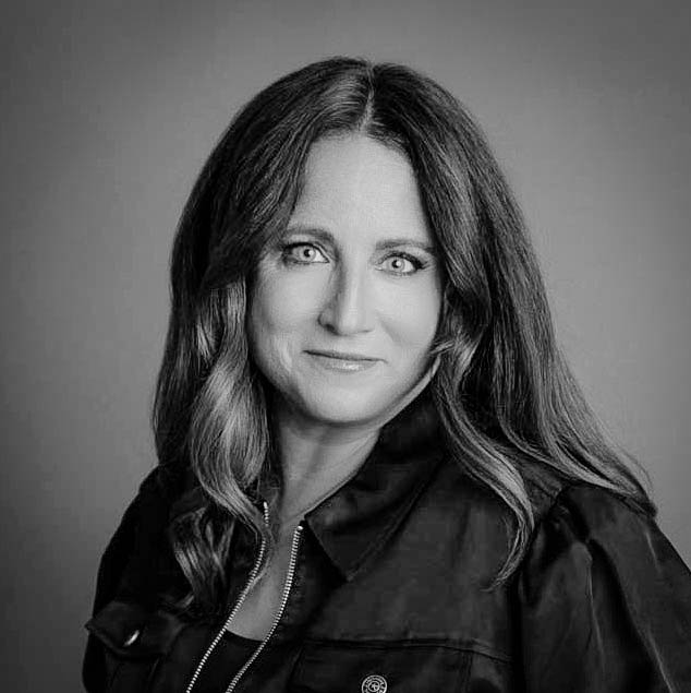 studio portrait of mature woman