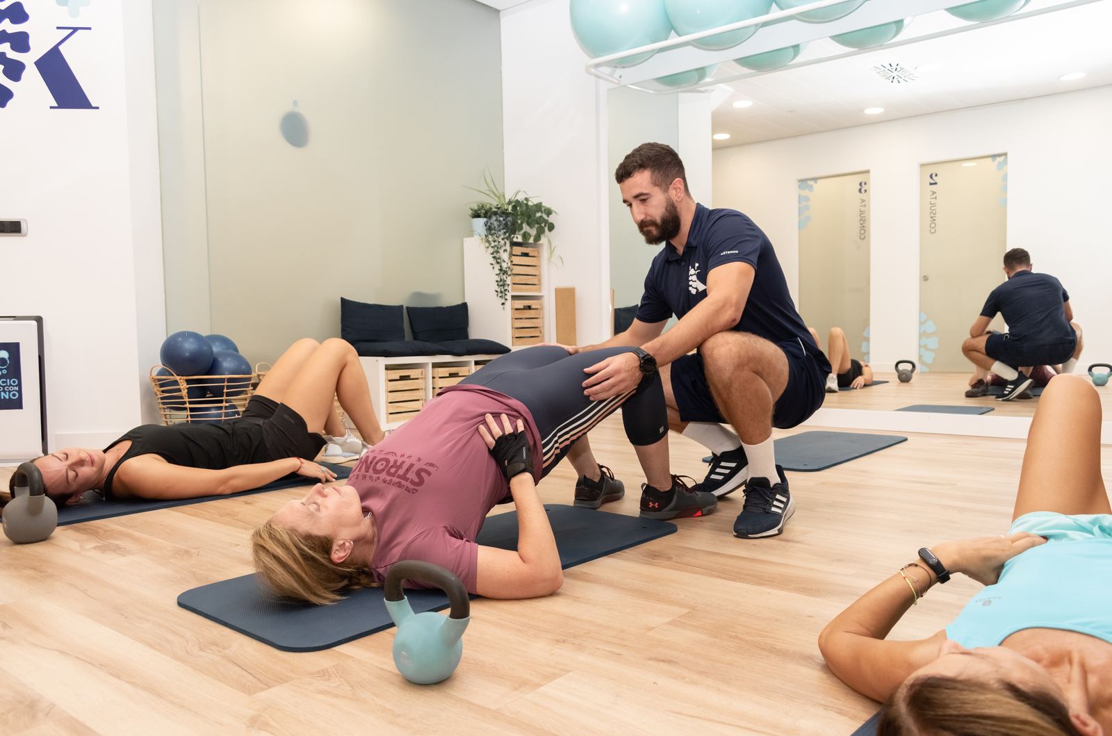 Clase de entrenamiento terapéutico en grupo reducido en Kime