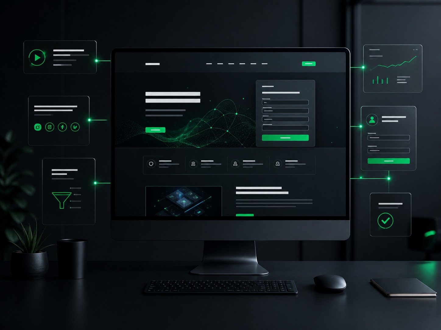 Página web de captación para negocios de servicio