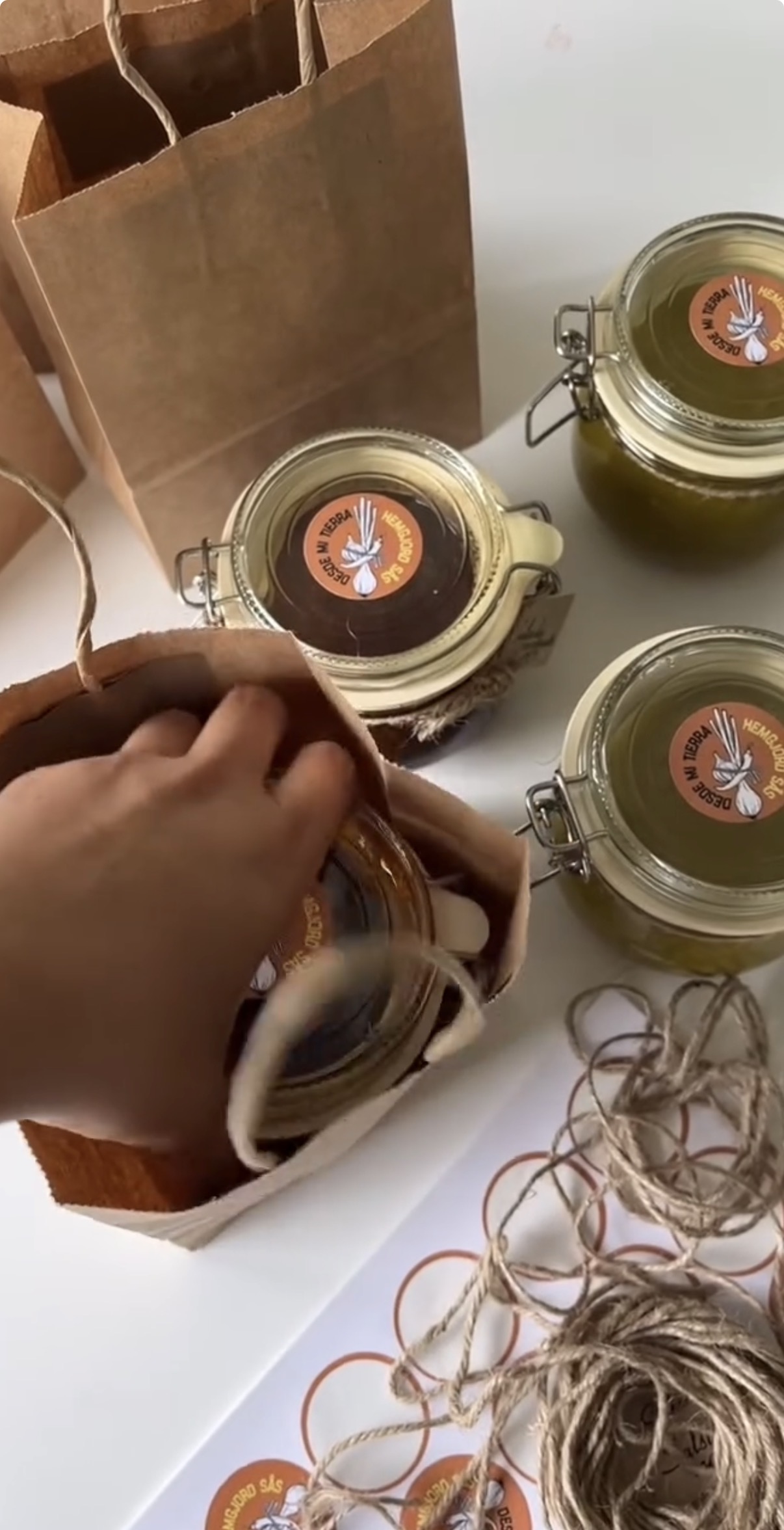 Mexikansk salsa packar paket desde mi tierra