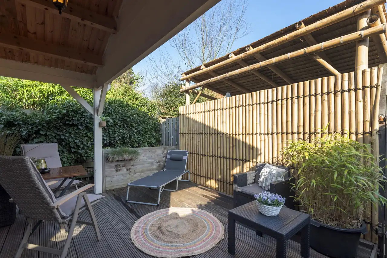 Private terrace at The Sea Lodge in Zandvoort
