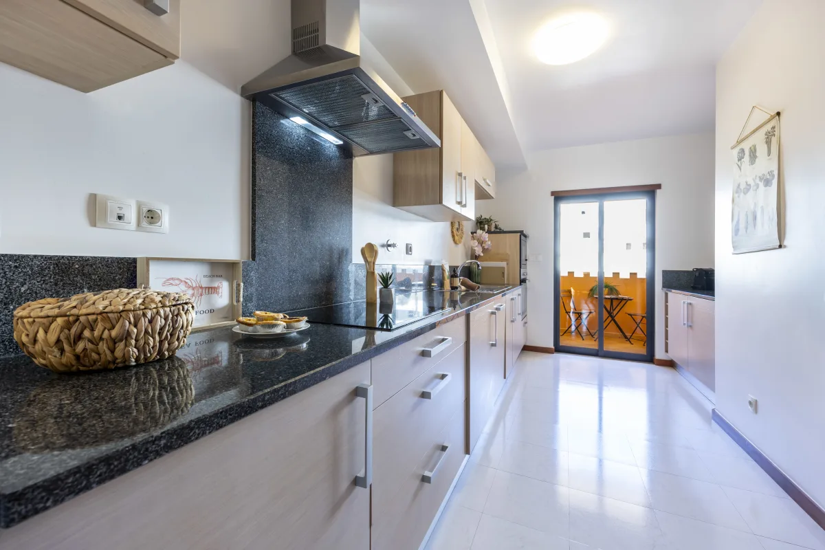 Kitchen at Tropicana Beach Apartment