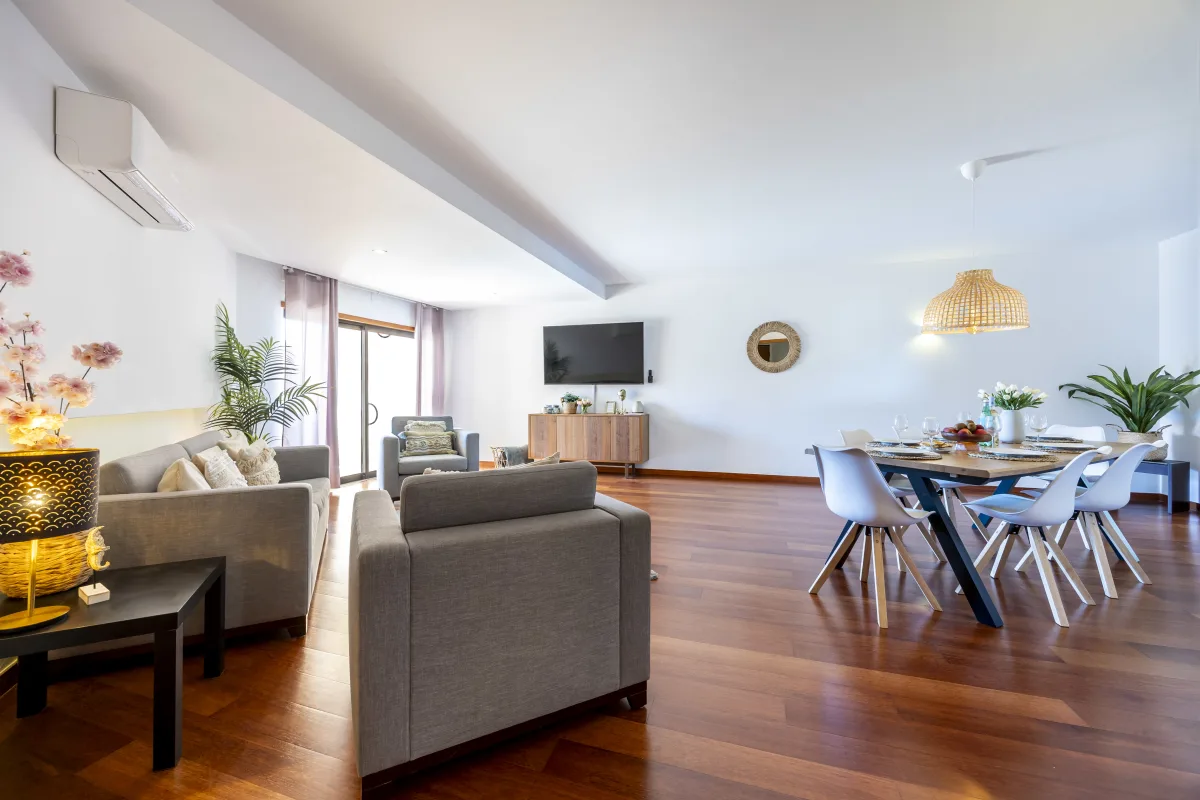 Living area at Tropicana Beach Apartment