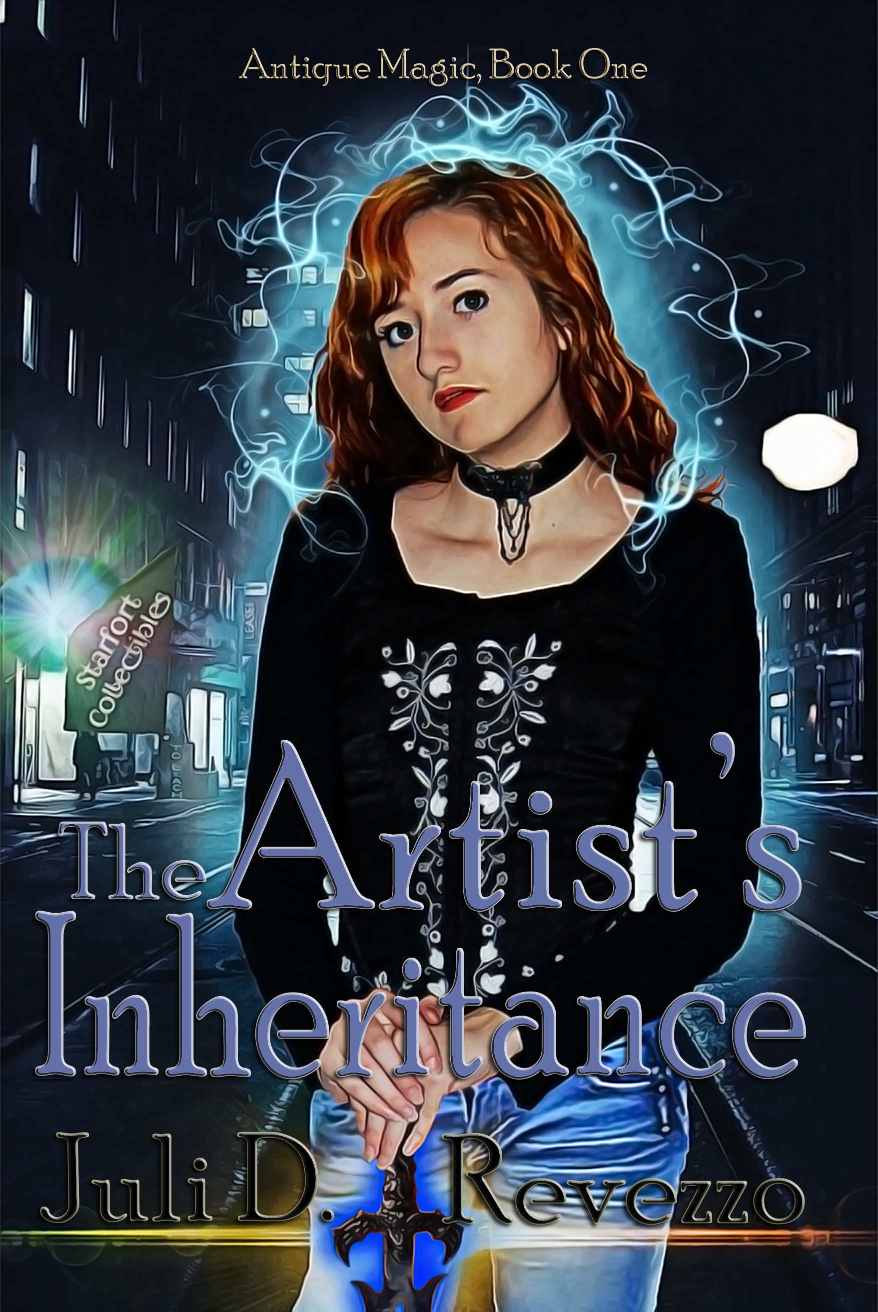 Cover art for the urban fantasy novel The Artist's Inheritance by Juli D. Revezzo