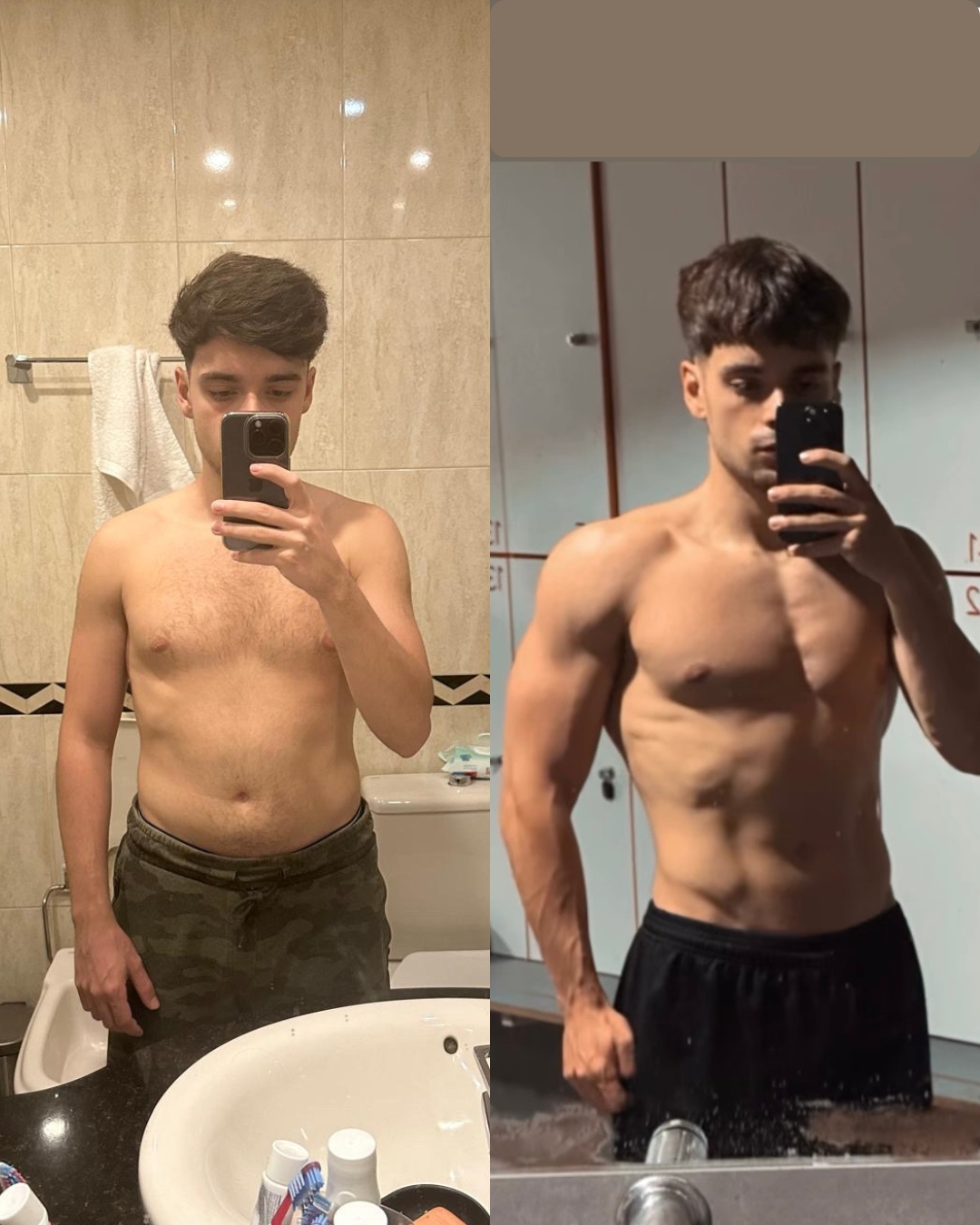 Pedro transformation, 72kg to 66kg recomp in 12 weeks