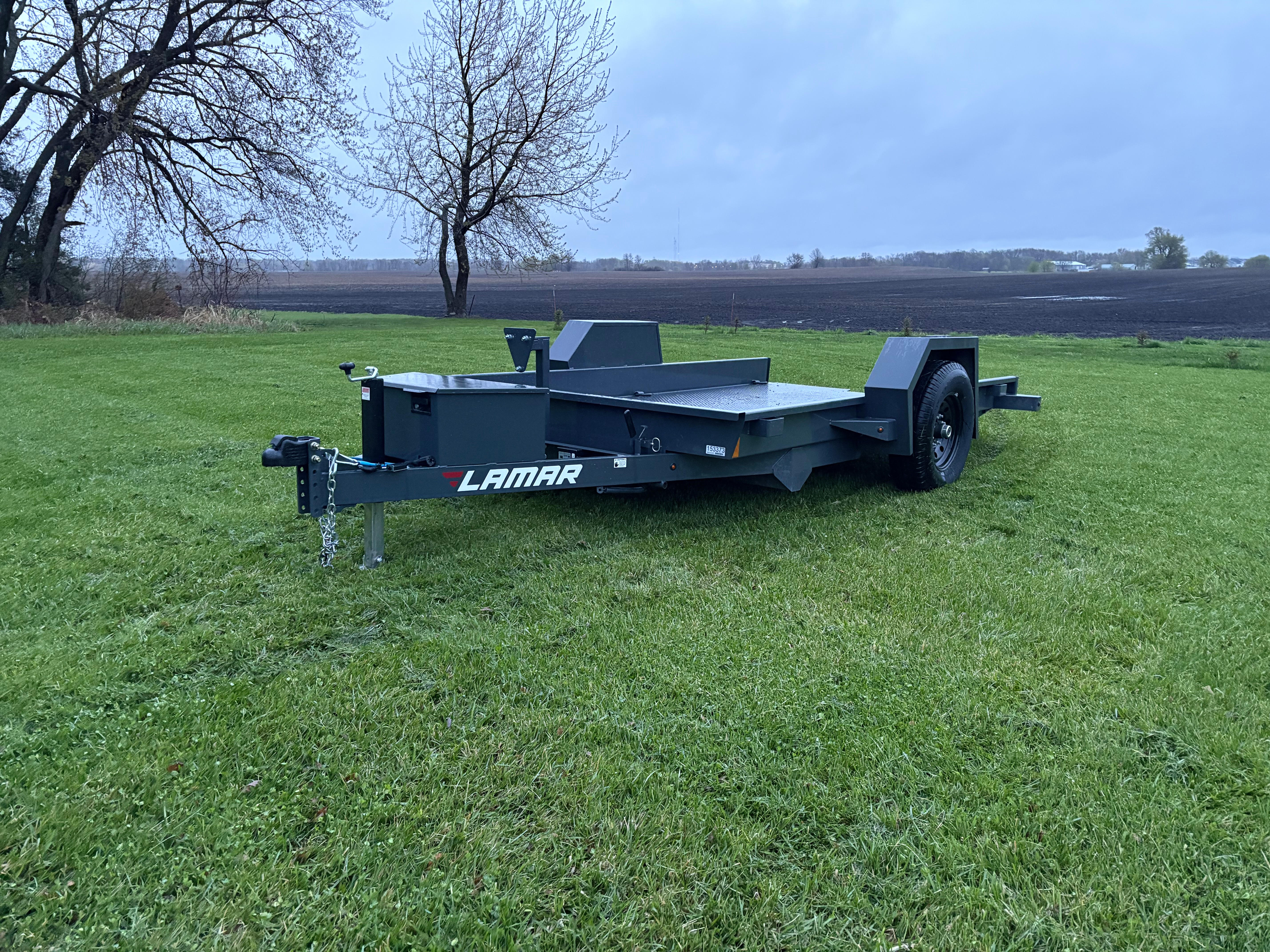 6x12 manual tilt deck trailer for rent in Saint Michael, Minnesota