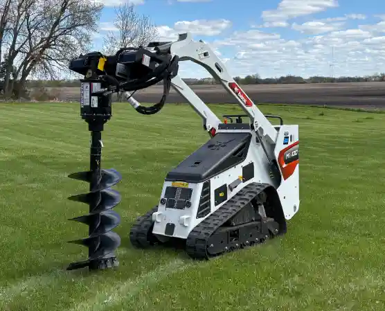 Bobcat MT100 auger attachment for rent in Saint Michael, Minnesota
