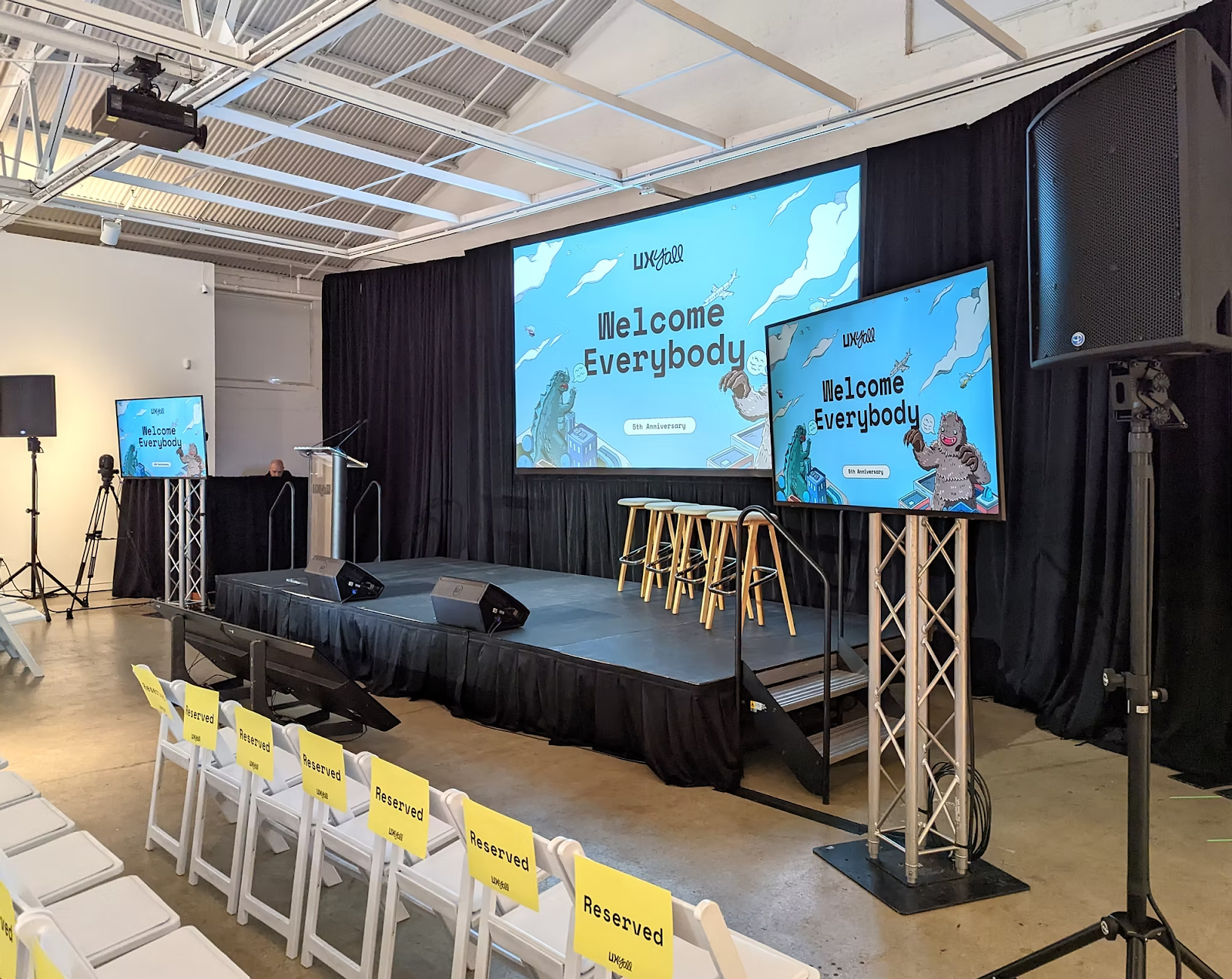 Event production work example
