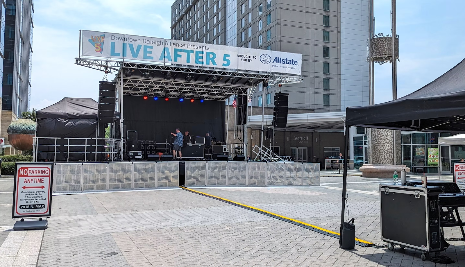 Event production work example