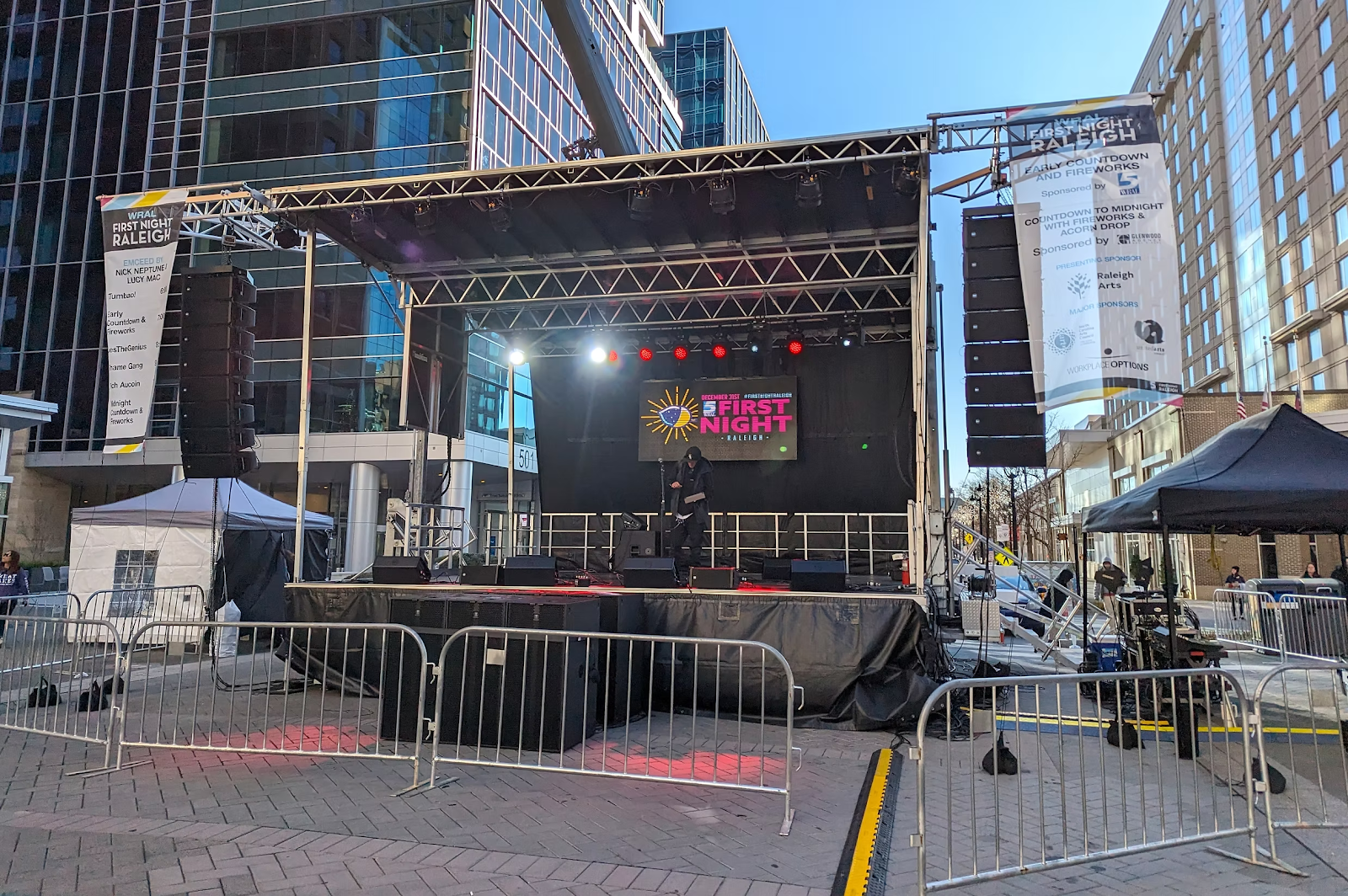 Event production work example